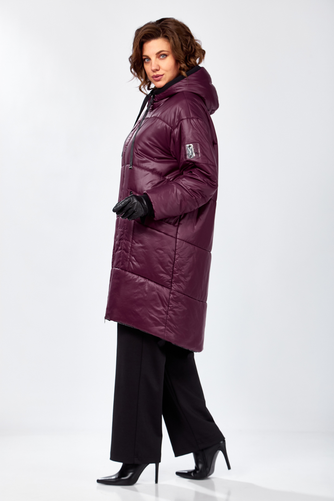 Пальто LadySecret 8302 марсала - фото 4