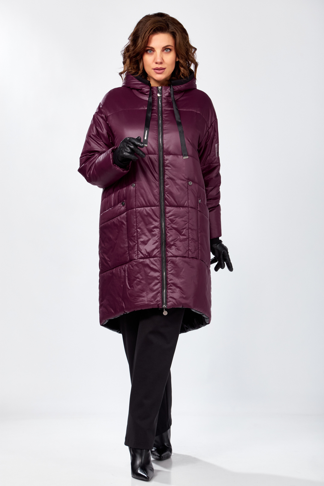 Пальто LadySecret 8302 марсала - фото 6