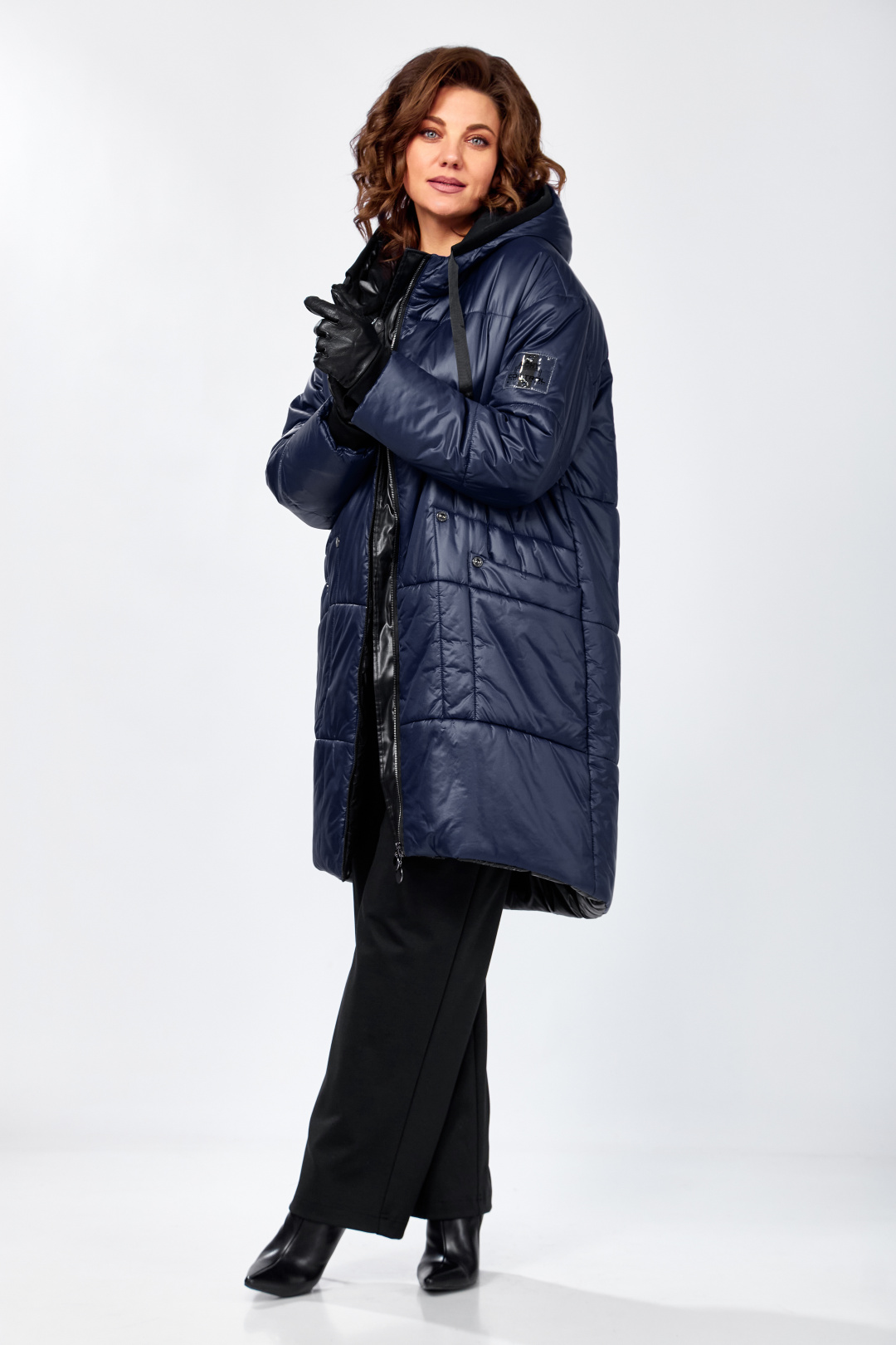 Пальто LadySecret 8302 синий - фото 3