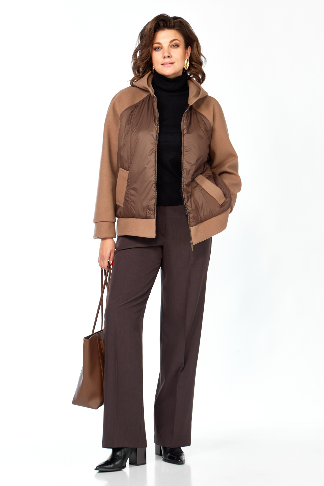 Куртка LadySecret 9011 коричневый-шоколад - фото 4