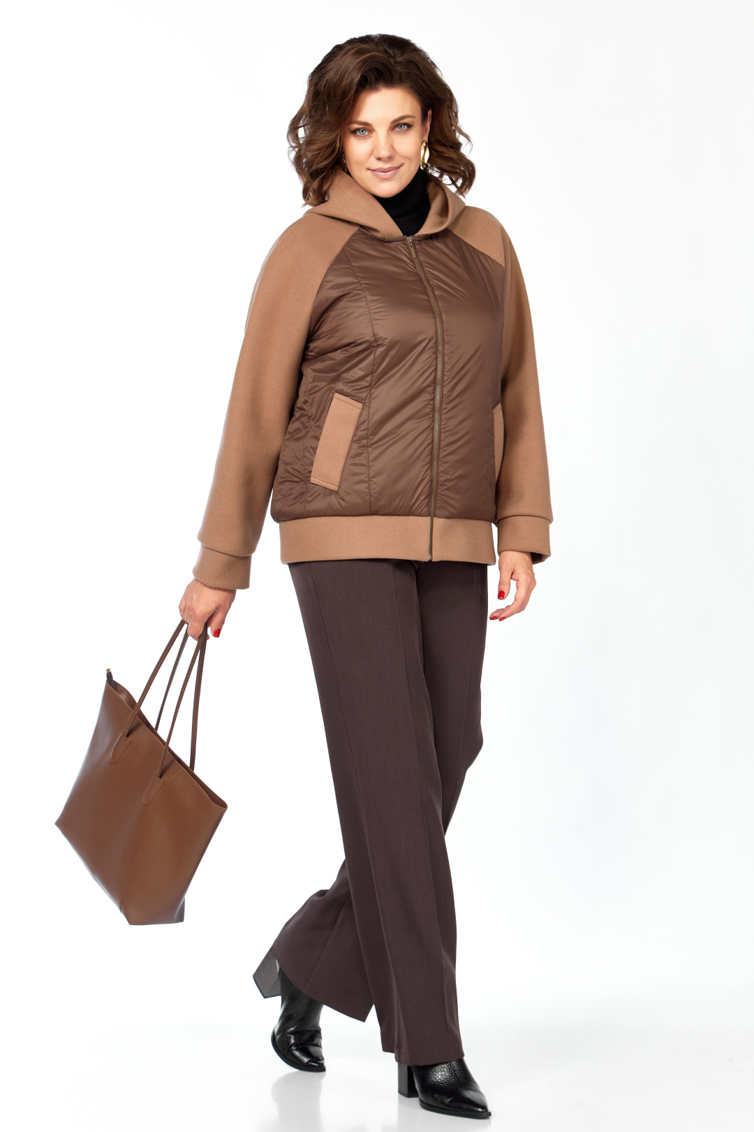 Куртка LadySecret 9011 коричневый-шоколад - фото 6