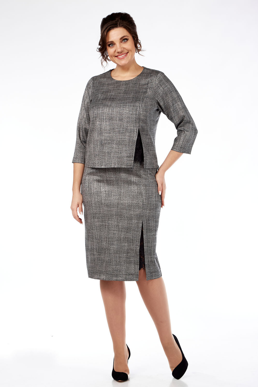 Костюм LadyStyleClassic 1732/1 серые тона