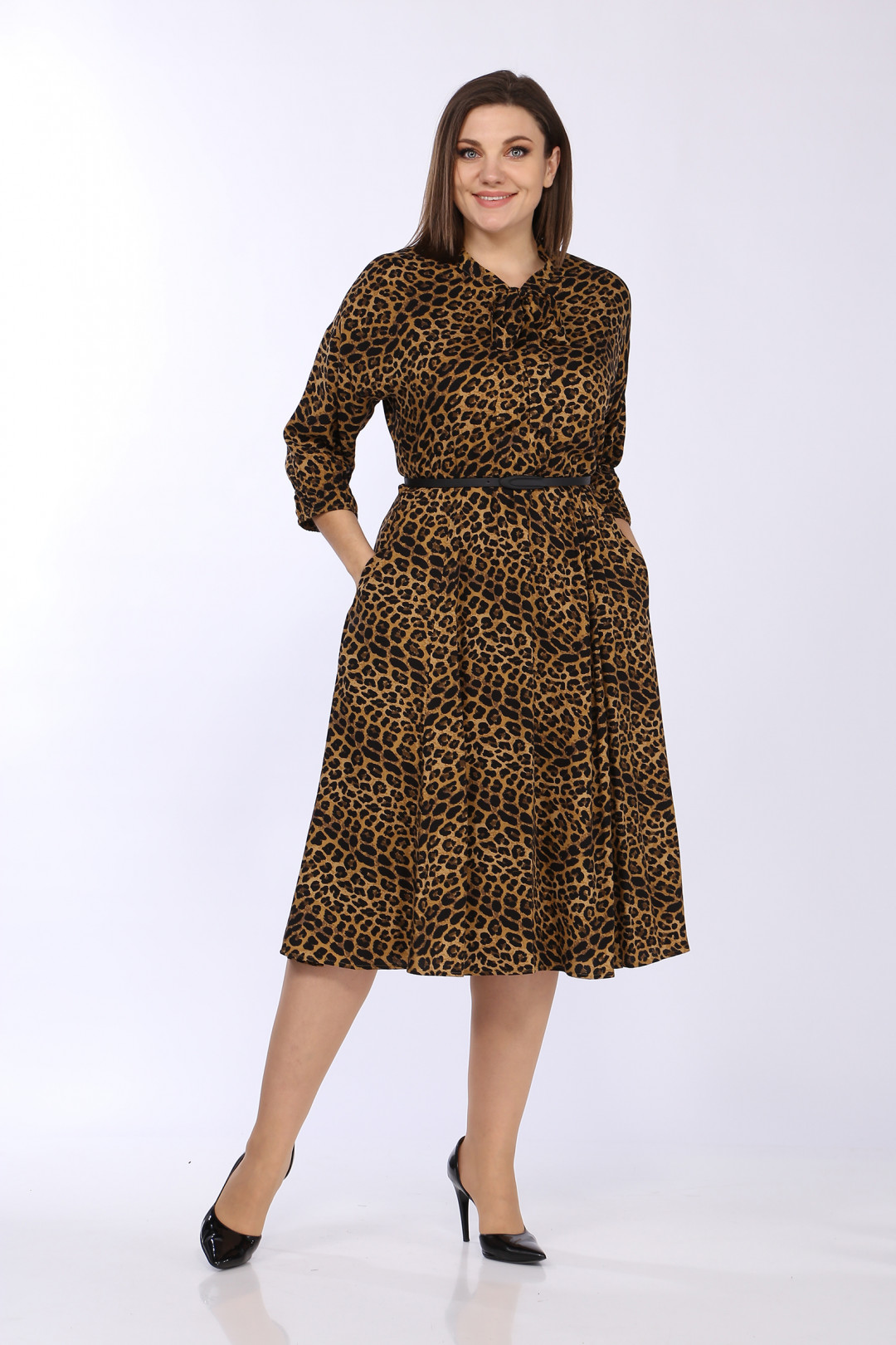 Платье LadyStyleClassic 2475 Леопардовый