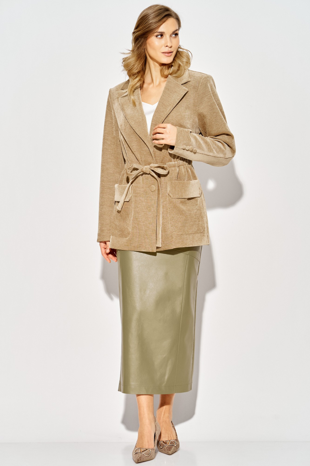 Юбка LAIKONY 924 шалфей - фото 2