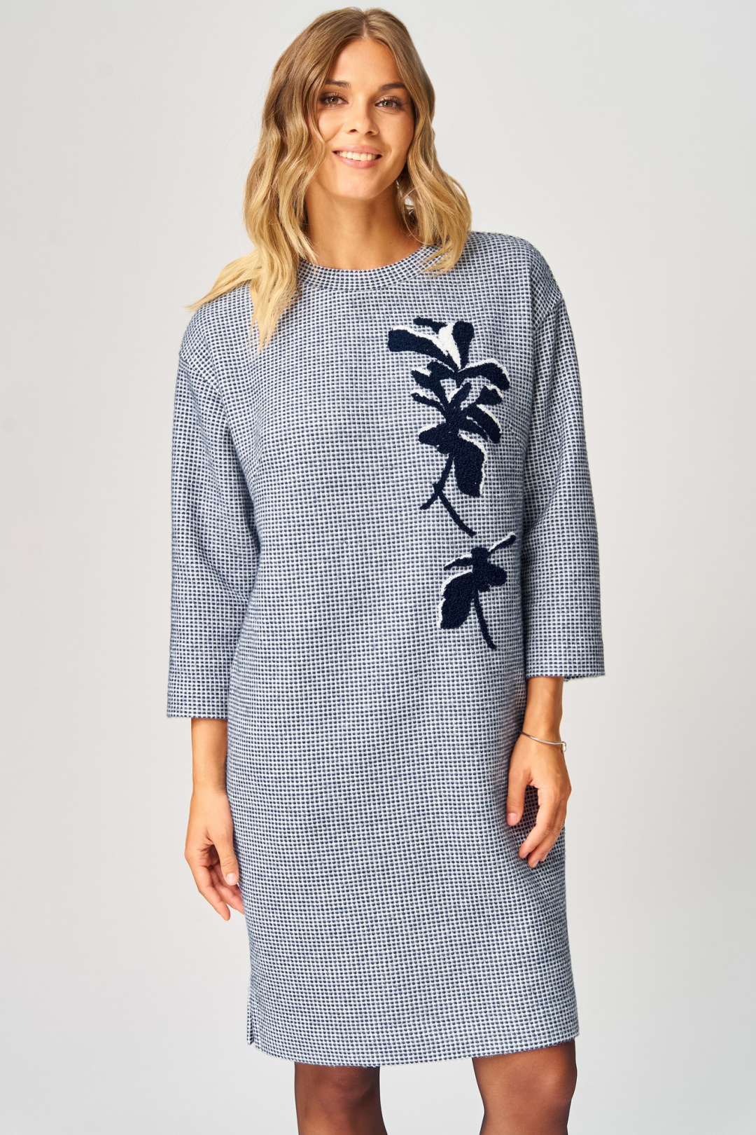 Платье LAIKONY L-183 сине-белый - фото 4