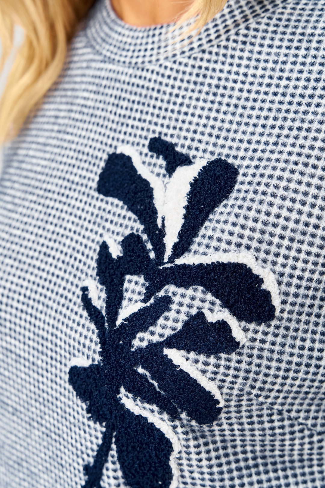 Платье LAIKONY L-183 сине-белый - фото 5