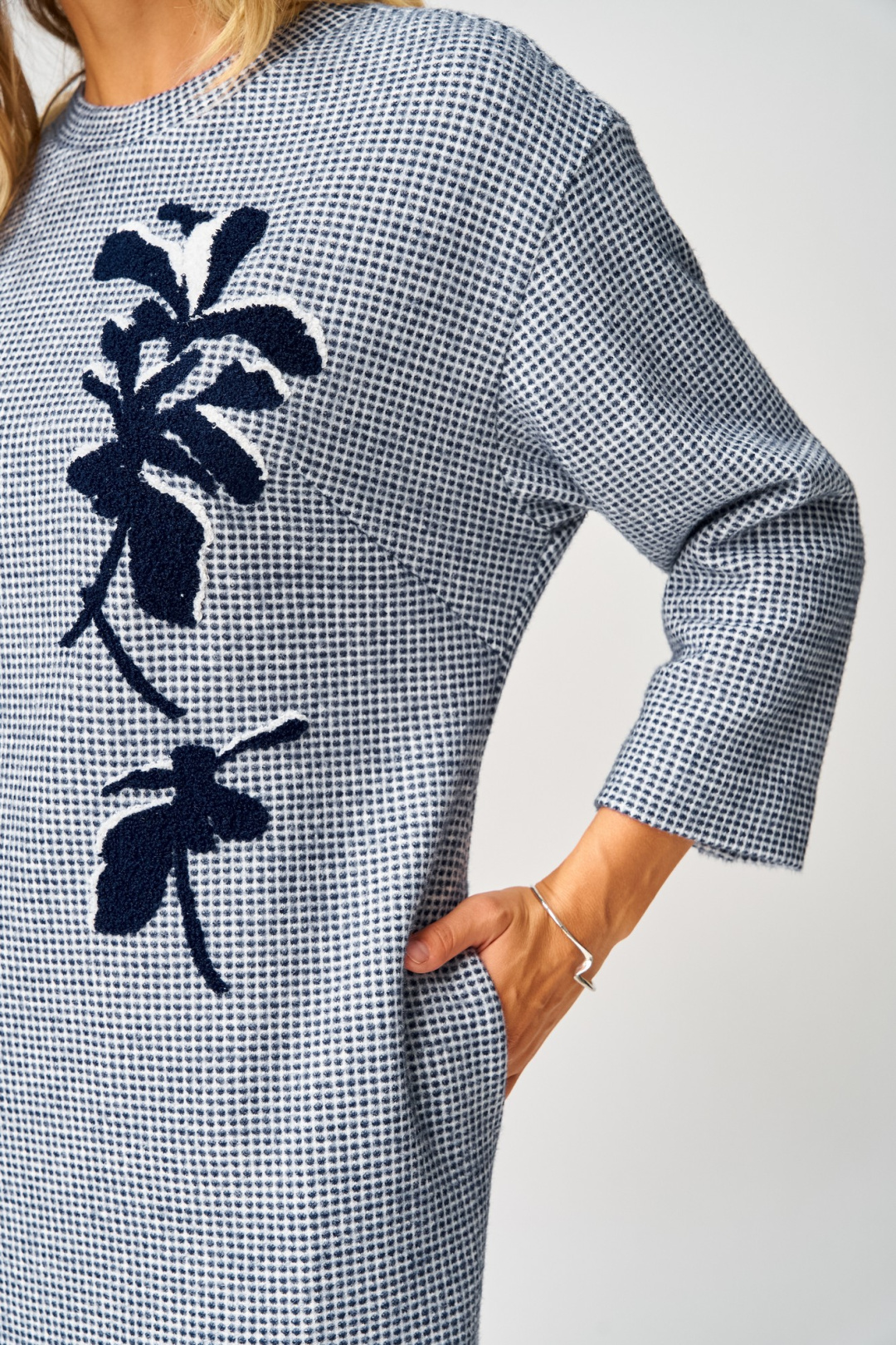 Платье LAIKONY L-183 сине-белый - фото 6