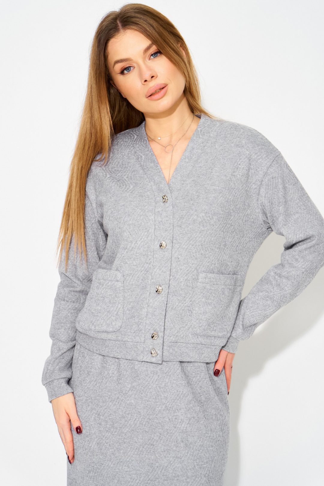 Костюм LAIKONY L-283 серый - фото 4