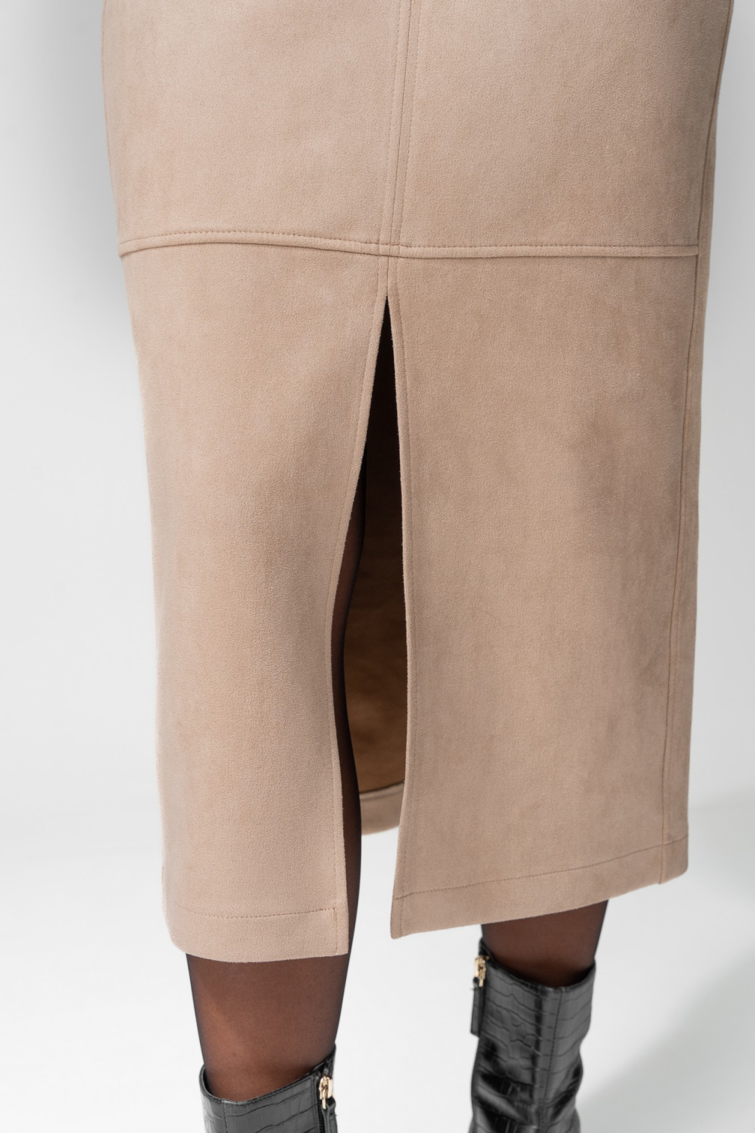 Юбка LAIKONY L-453-2 бежевый - фото 5