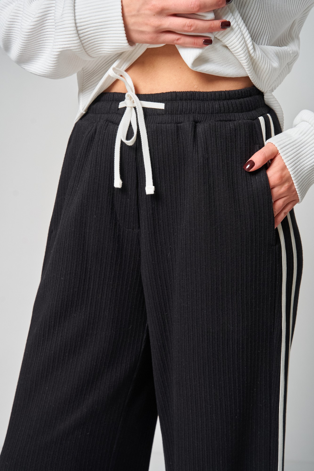 Костюм LAIKONY L-483 белый + черный - фото 5