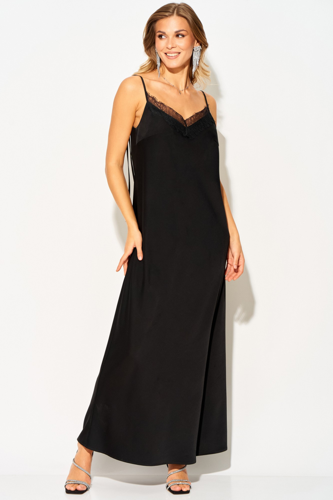 Костюм LAIKONY L-504 пудра+ черный - фото 2