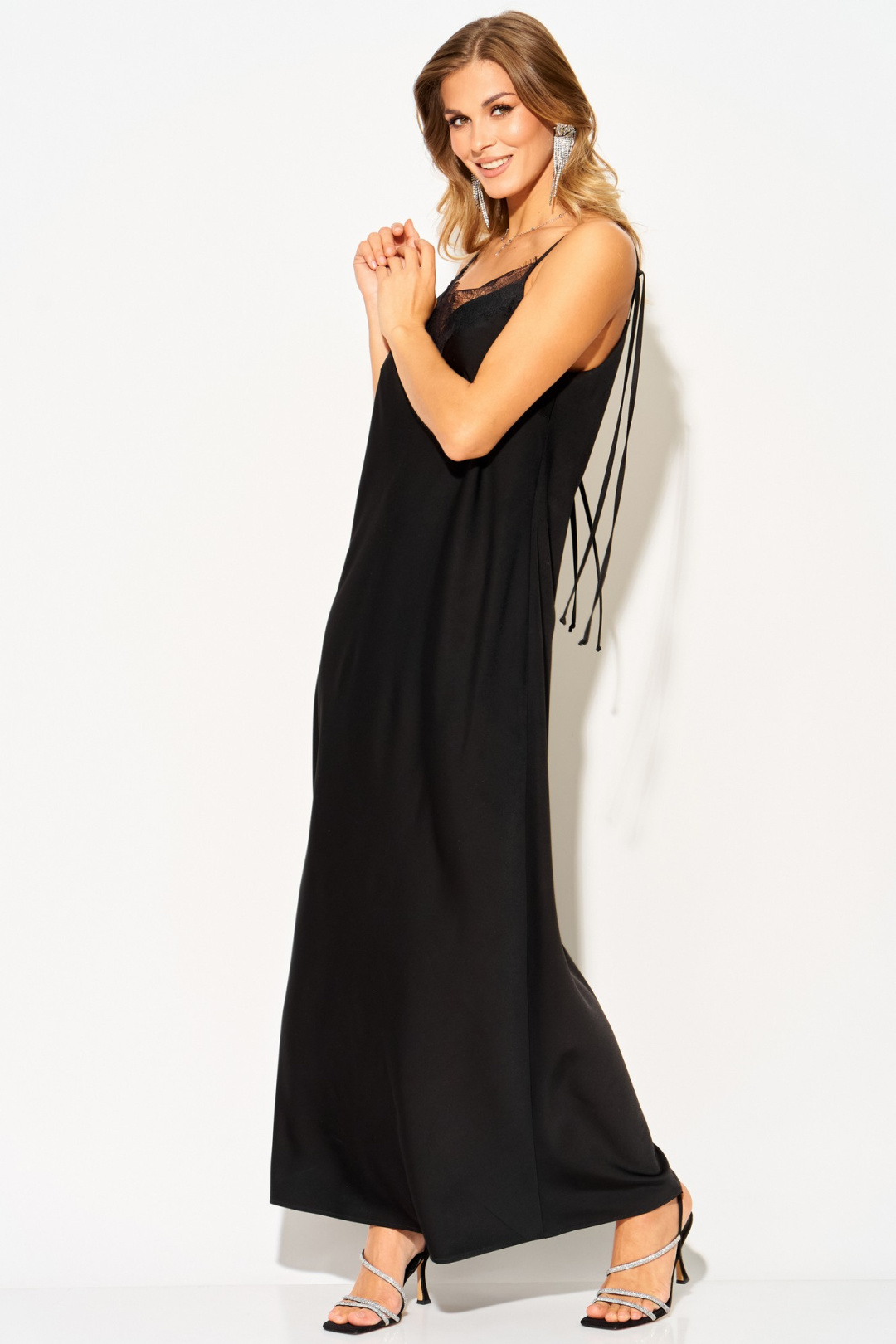 Костюм LAIKONY L-504 пудра+ черный - фото 3