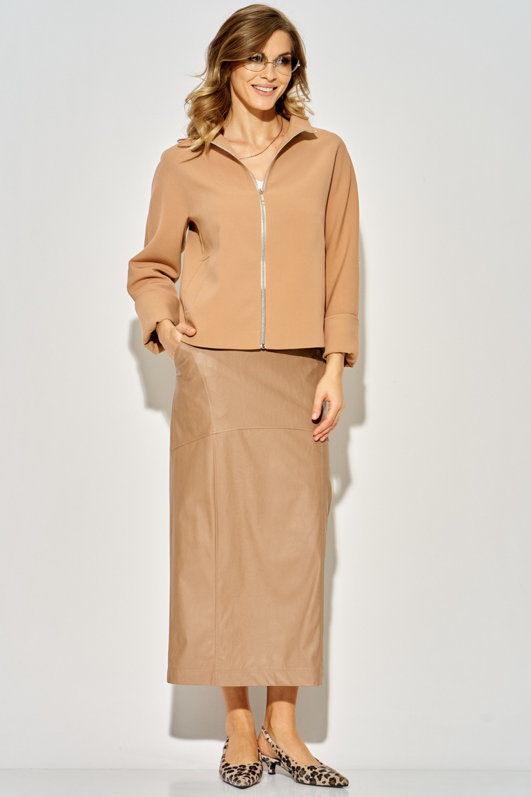 Жакет LAIKONY L-514 карамель - фото 4