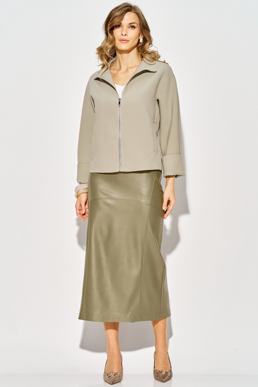 Жакет LAIKONY L-514 шалфей - фото 2