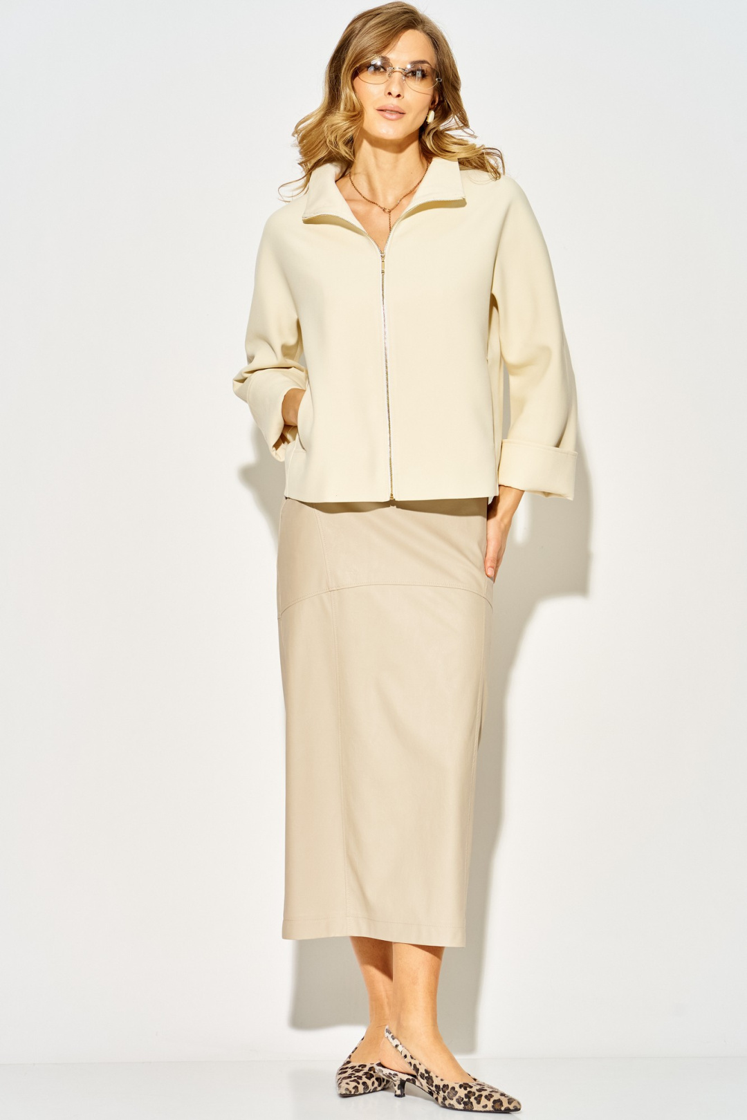 Жакет LAIKONY L-514 сливочный - фото 6