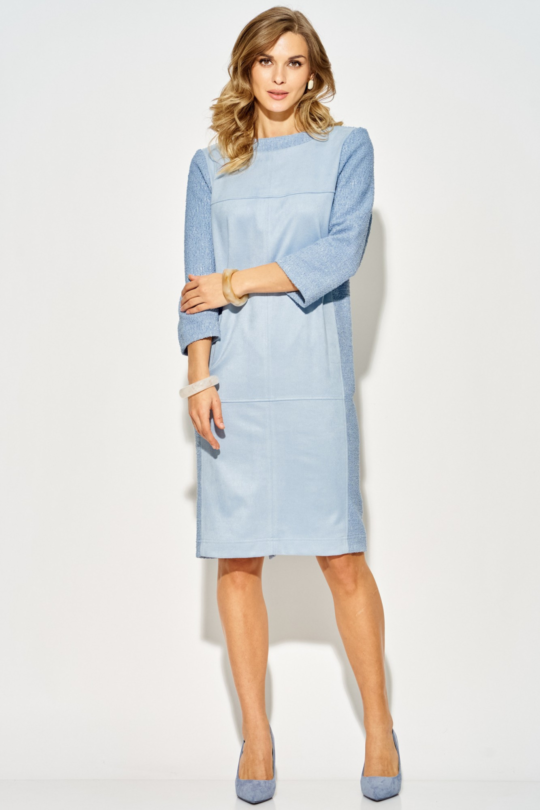 Платье LAIKONY L-524 голубой - фото 2