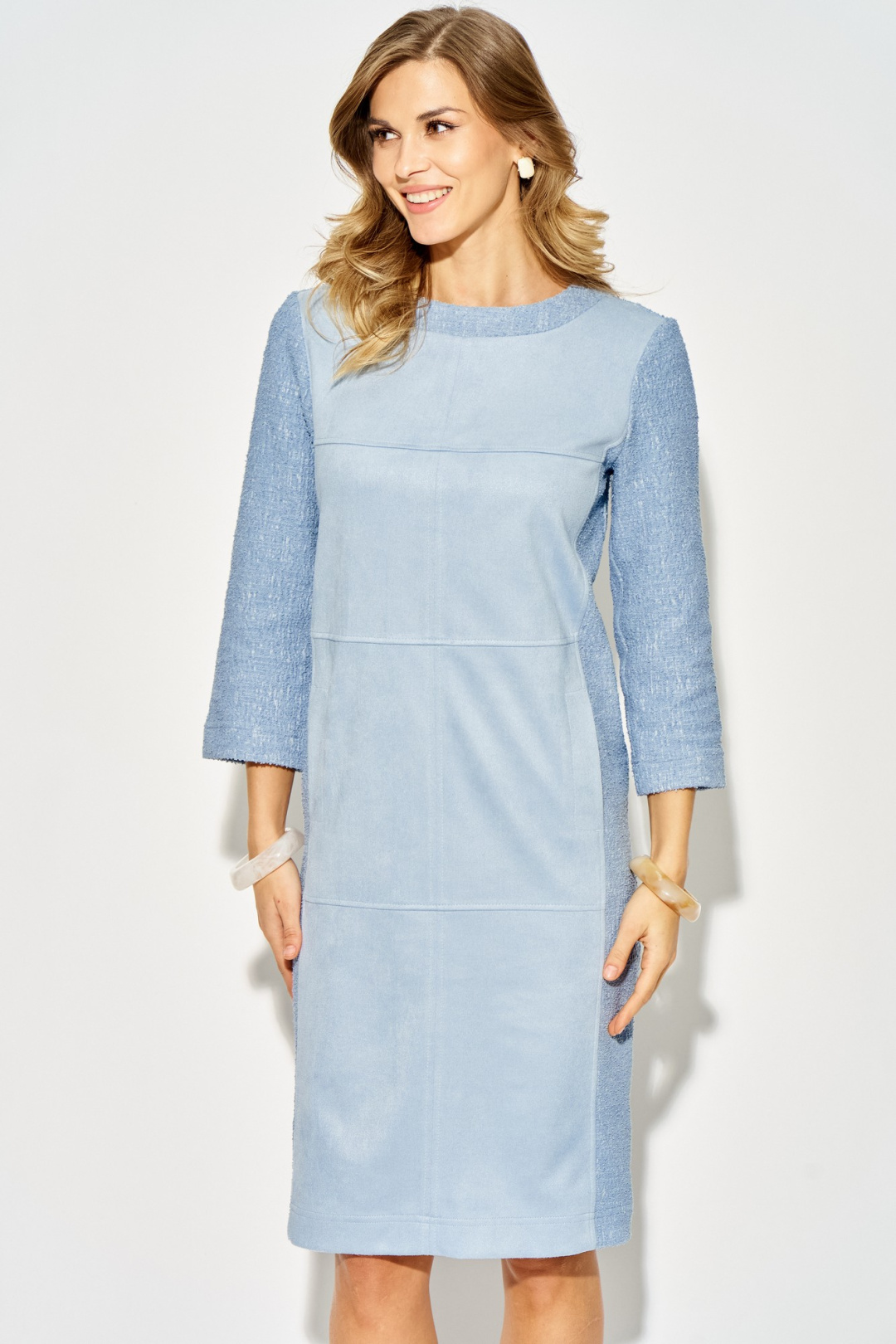 Платье LAIKONY L-524 голубой - фото 5