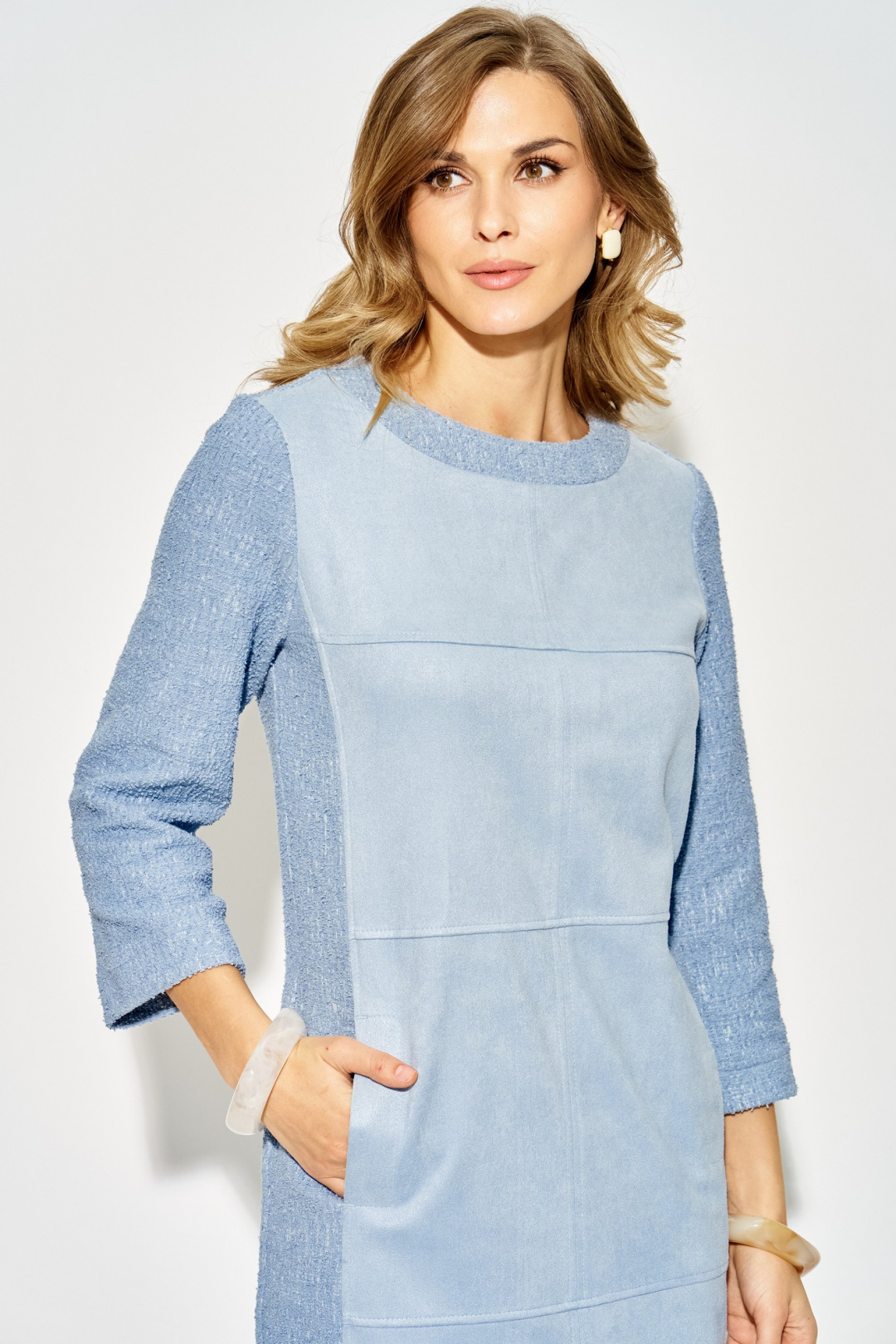 Платье LAIKONY L-524 голубой - фото 6