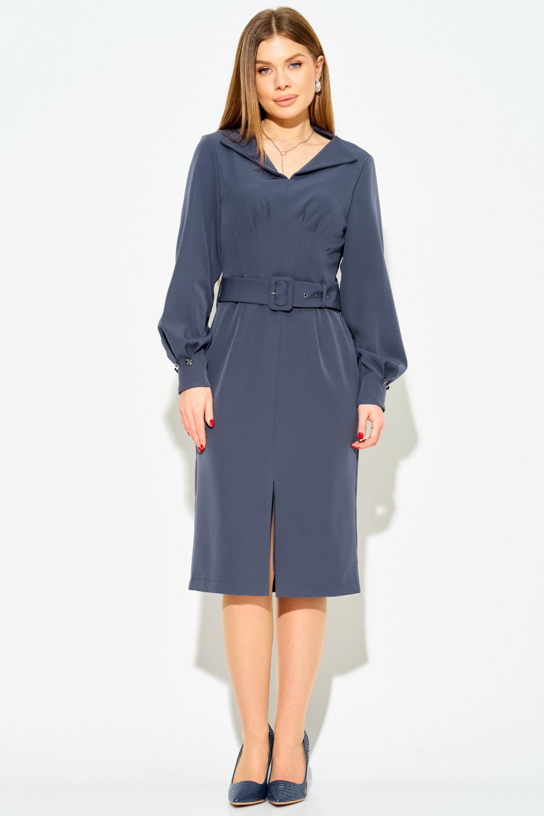 Платье LAIKONY L-543 деним - фото 2