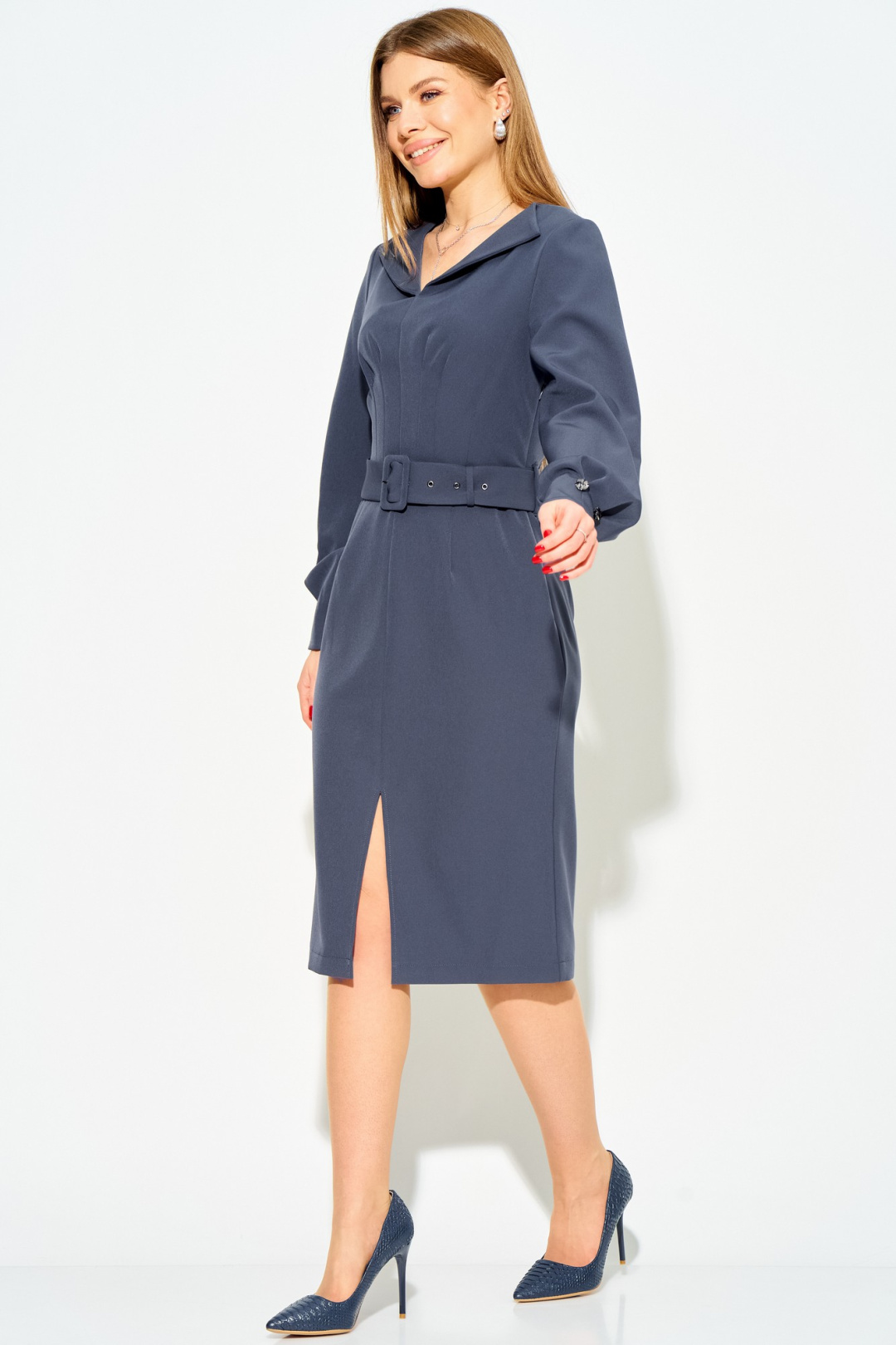 Платье LAIKONY L-543 деним - фото 3