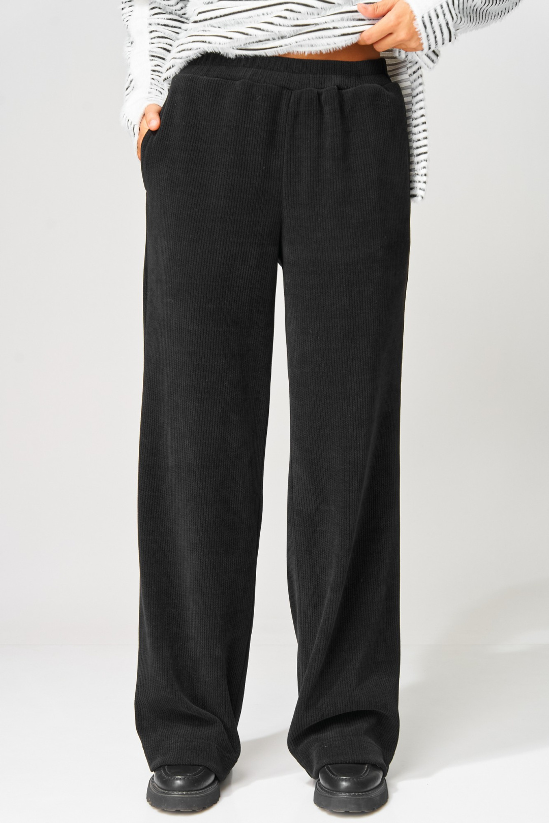 Брюки LAIKONY L-693-2 черный - фото 3