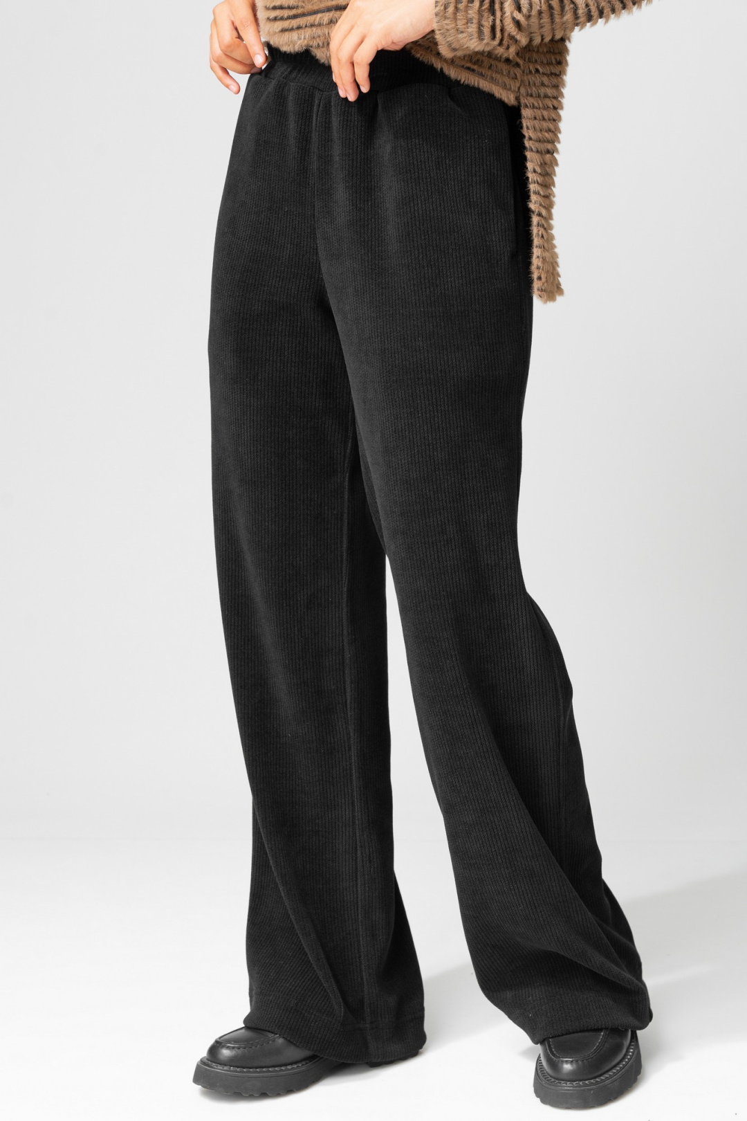 Брюки LAIKONY L-693-2 черный - фото 4