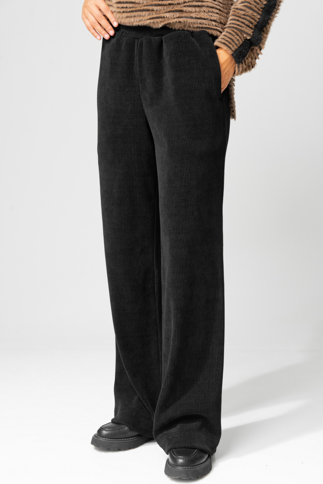 Брюки LAIKONY L-693-2 черный - фото 5