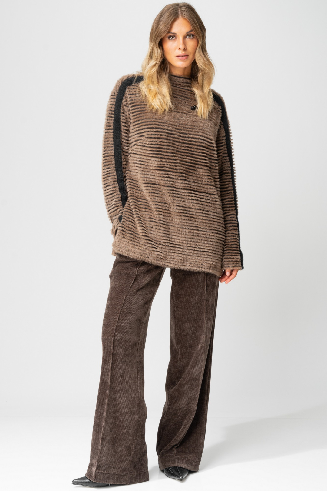 Брюки LAIKONY L-693-2 капучино - фото 2