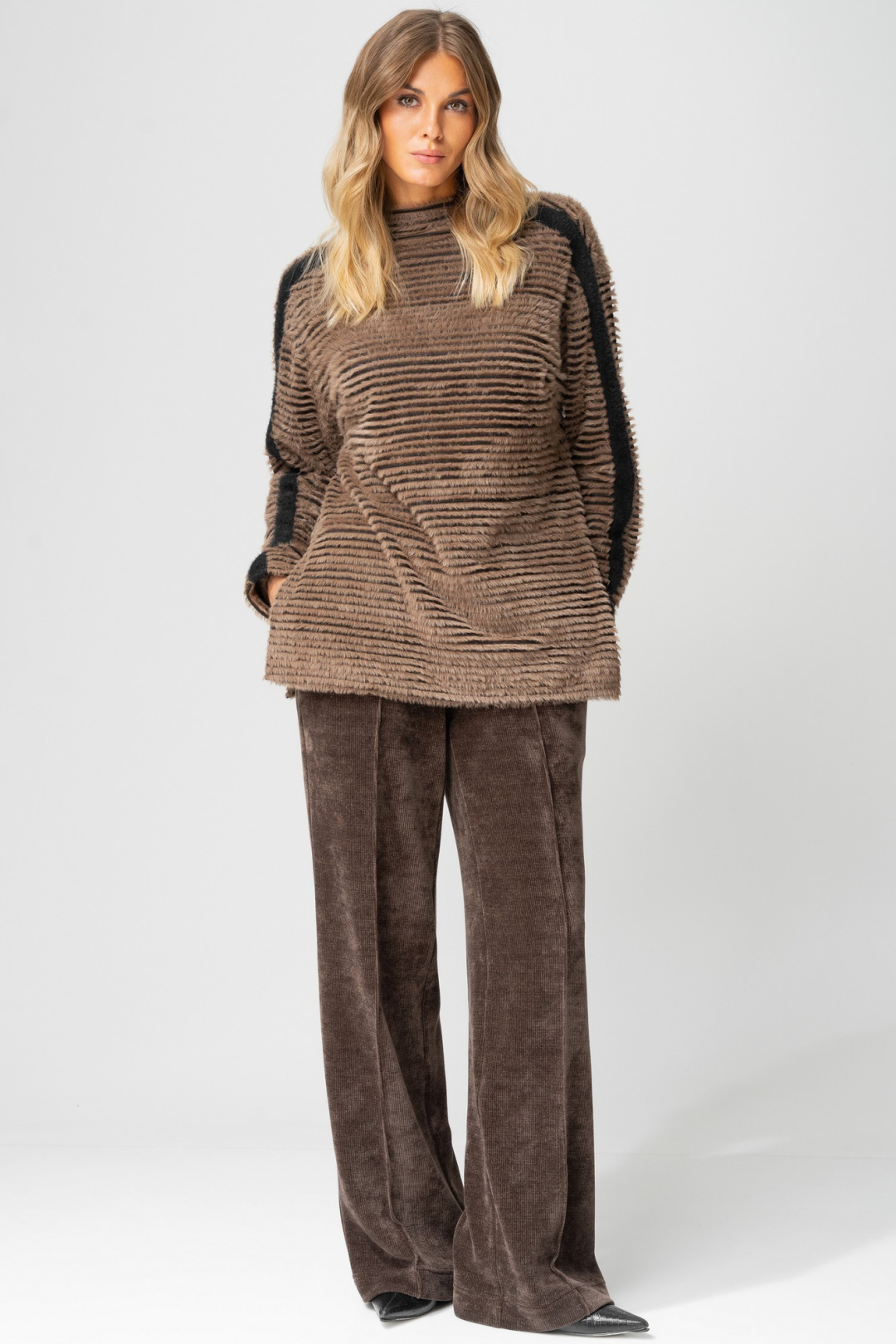 Брюки LAIKONY L-693-2 капучино - фото 3