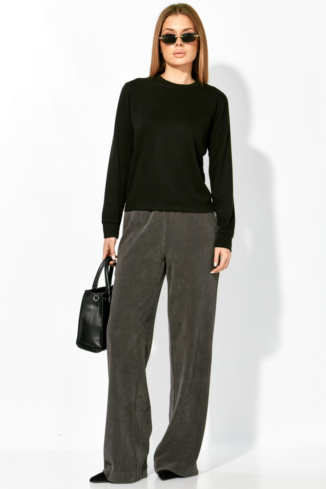 Брюки LAIKONY L-693-2 серый - фото 3