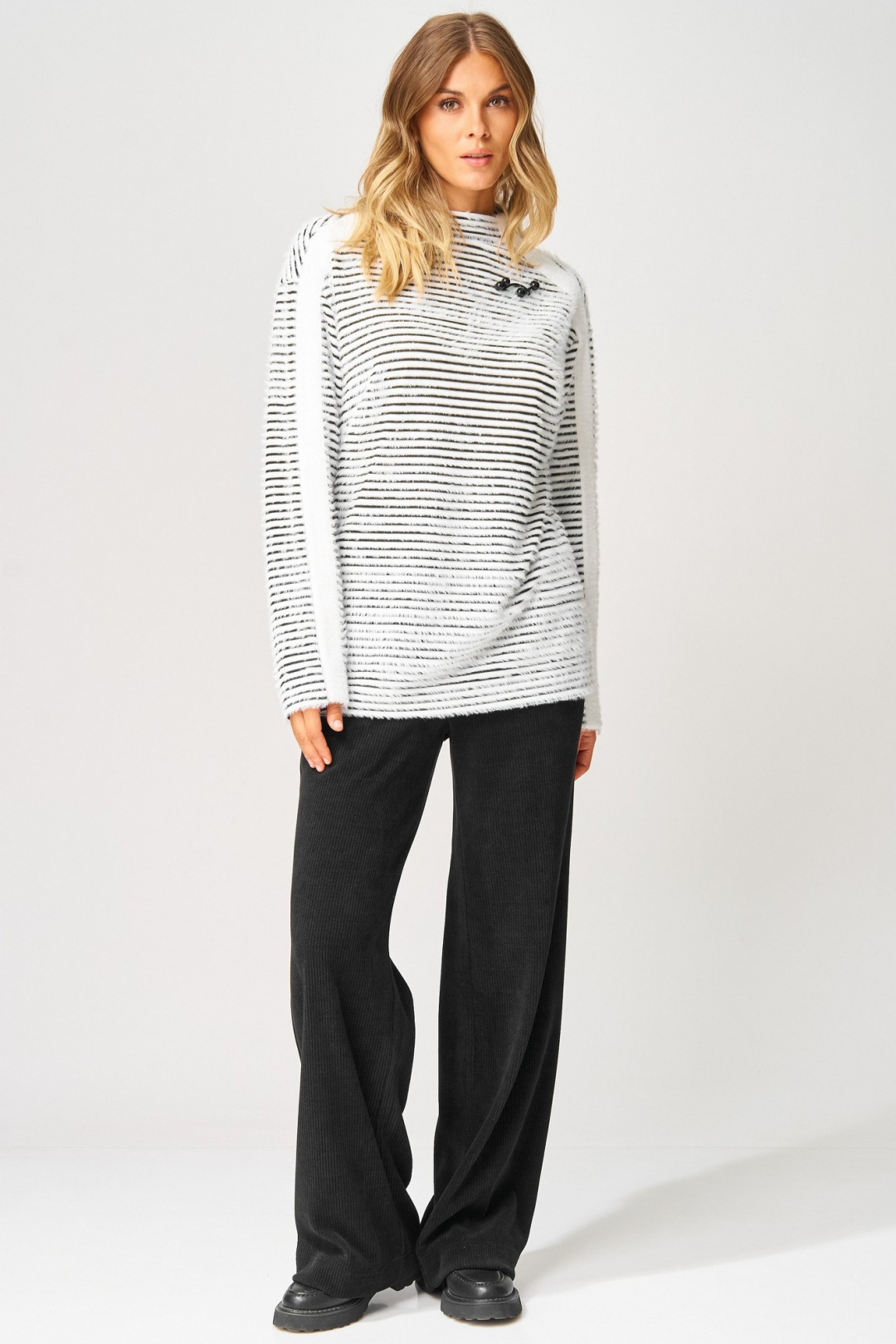 Костюм LAIKONY L-693 черно-белый - фото 2