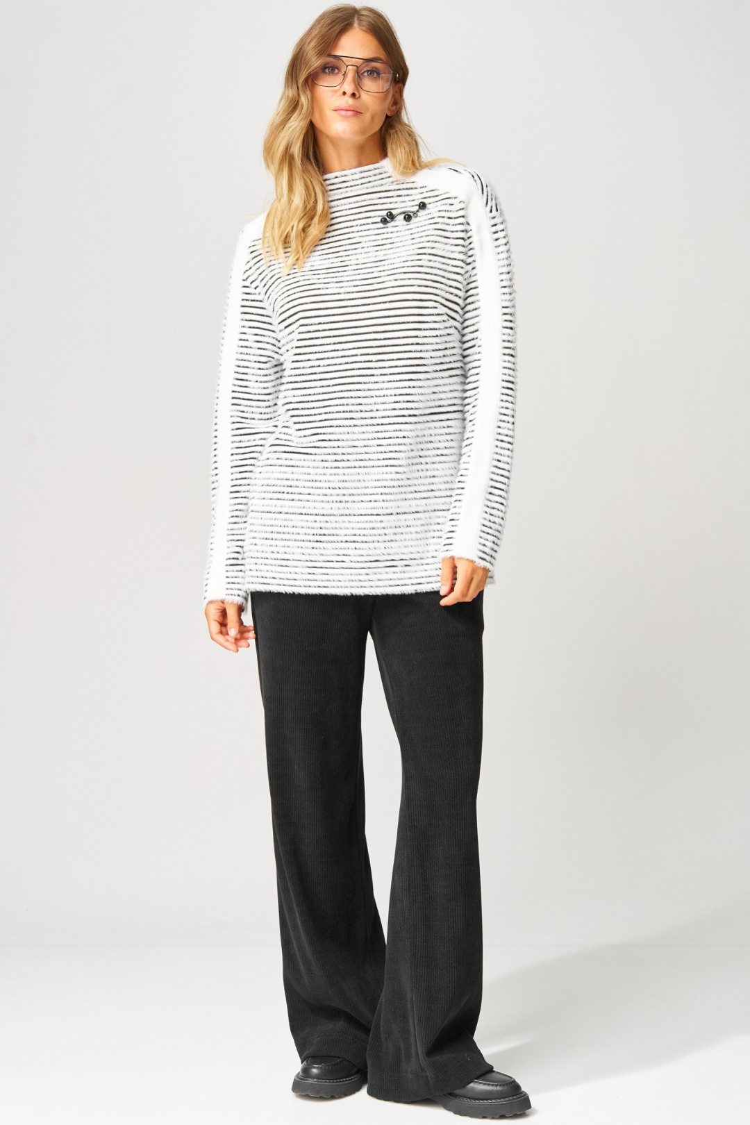 Костюм LAIKONY L-693 черно-белый - фото 4