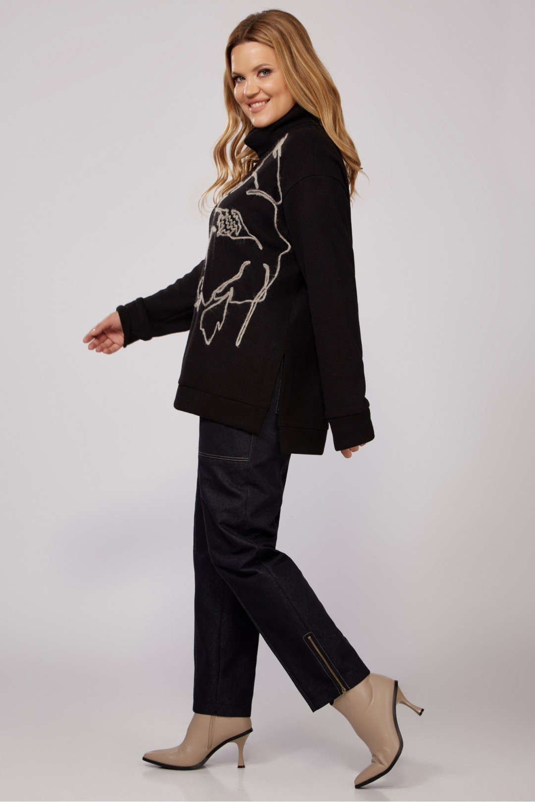 Джемпер LAIKONY L-701ч - фото 3