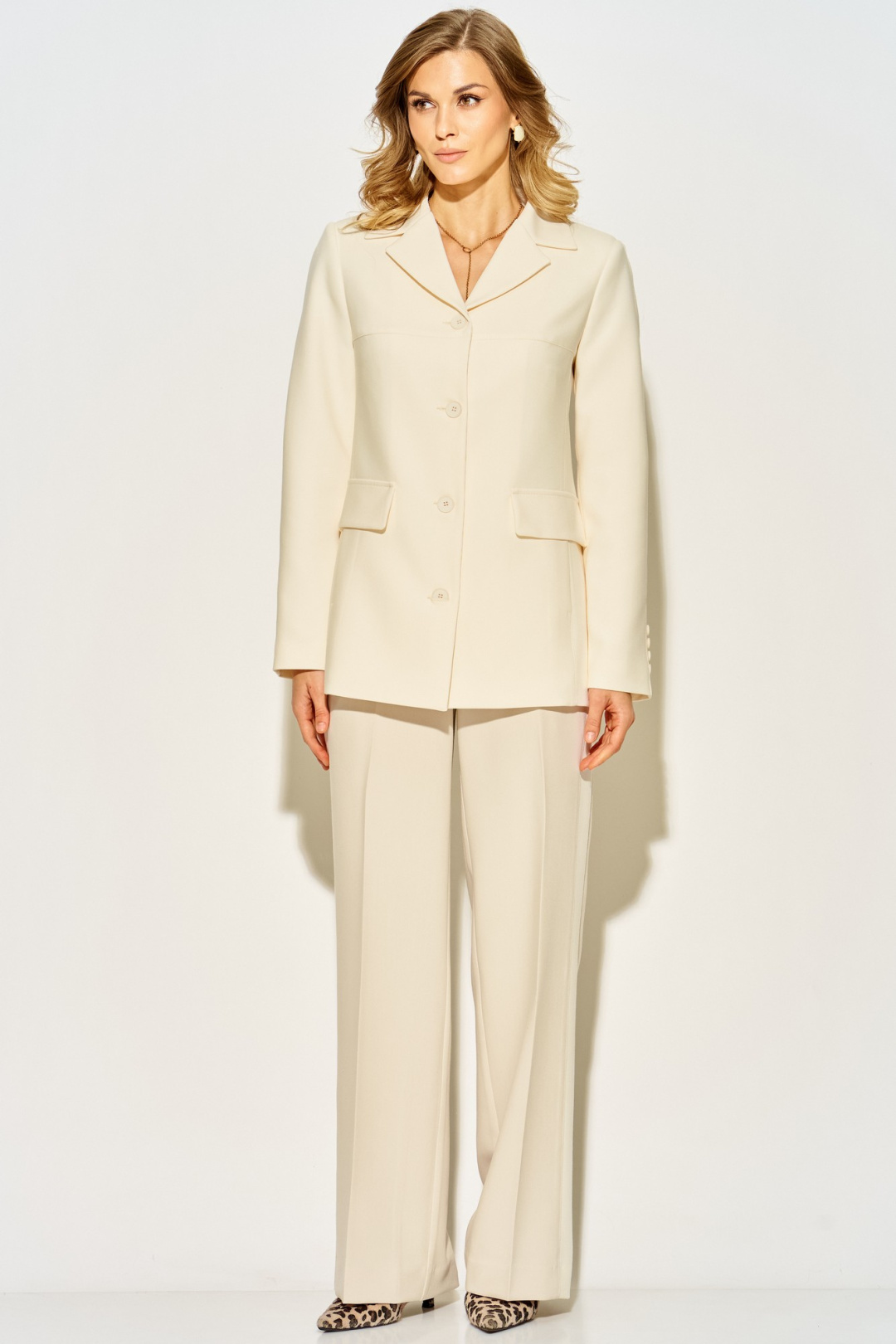 Жакет LAIKONY L-814 кремовый - фото 2