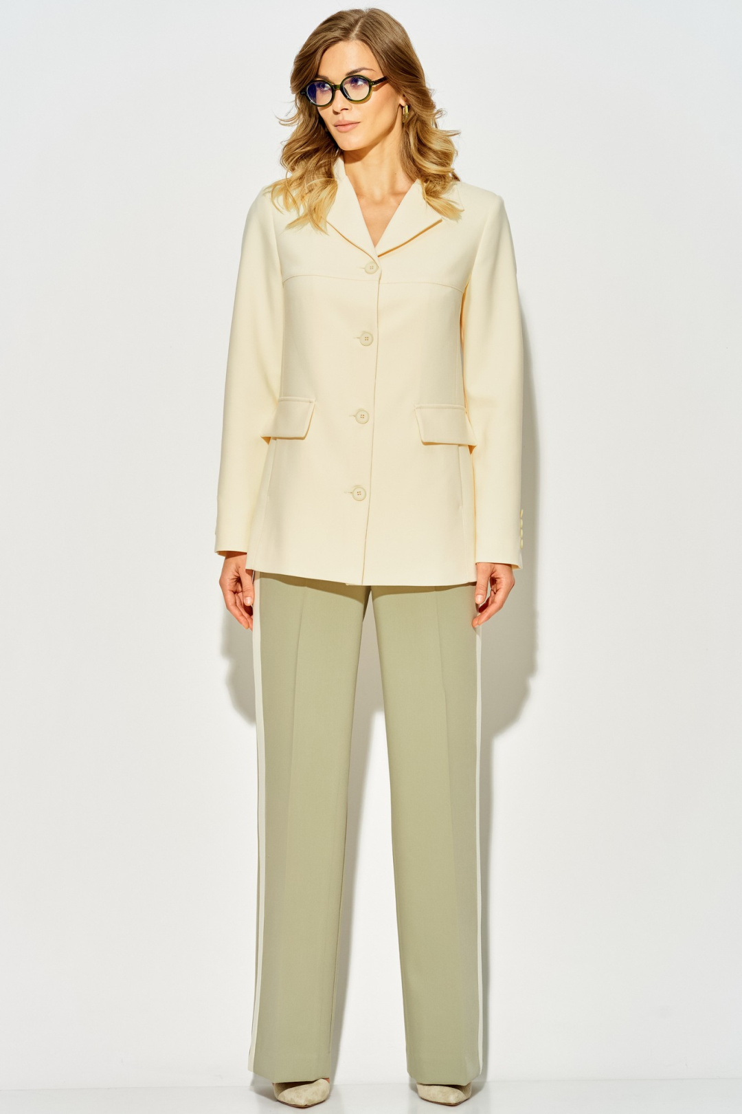 Жакет LAIKONY L-814 сливочный - фото 3