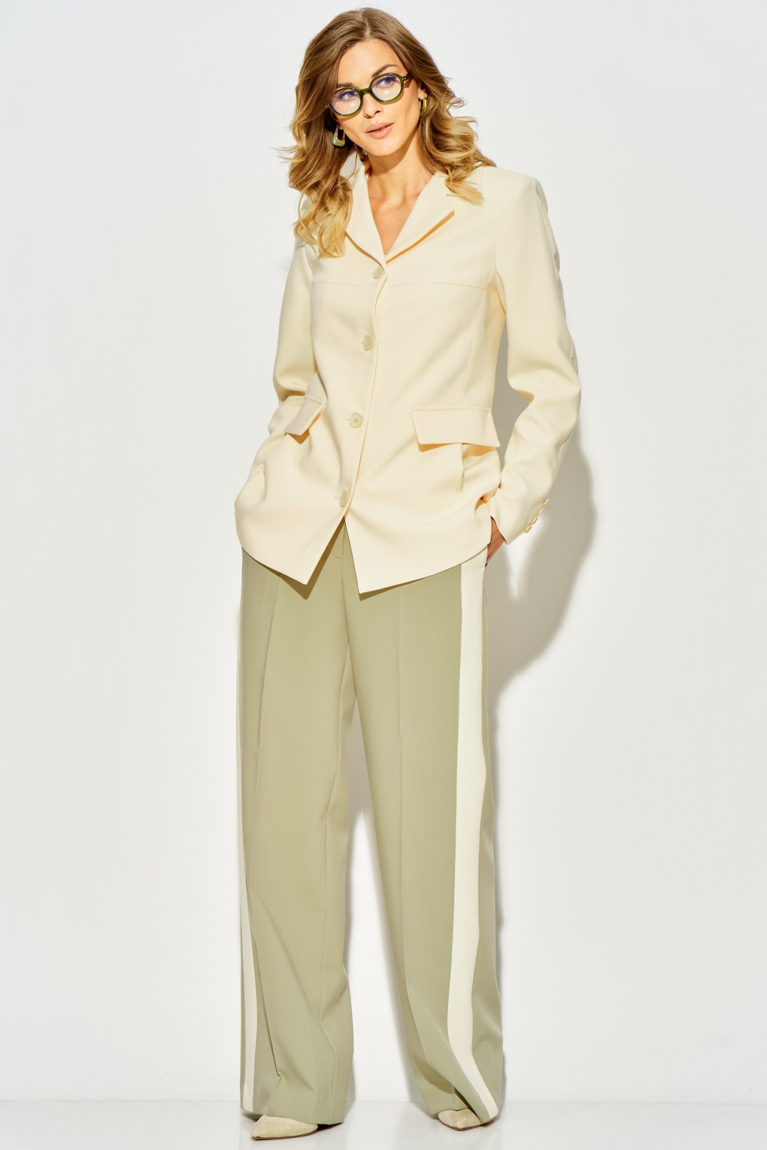 Жакет LAIKONY L-814 сливочный - фото 5