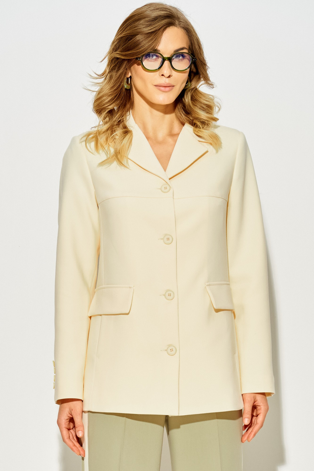 Жакет LAIKONY L-814 сливочный - фото 6