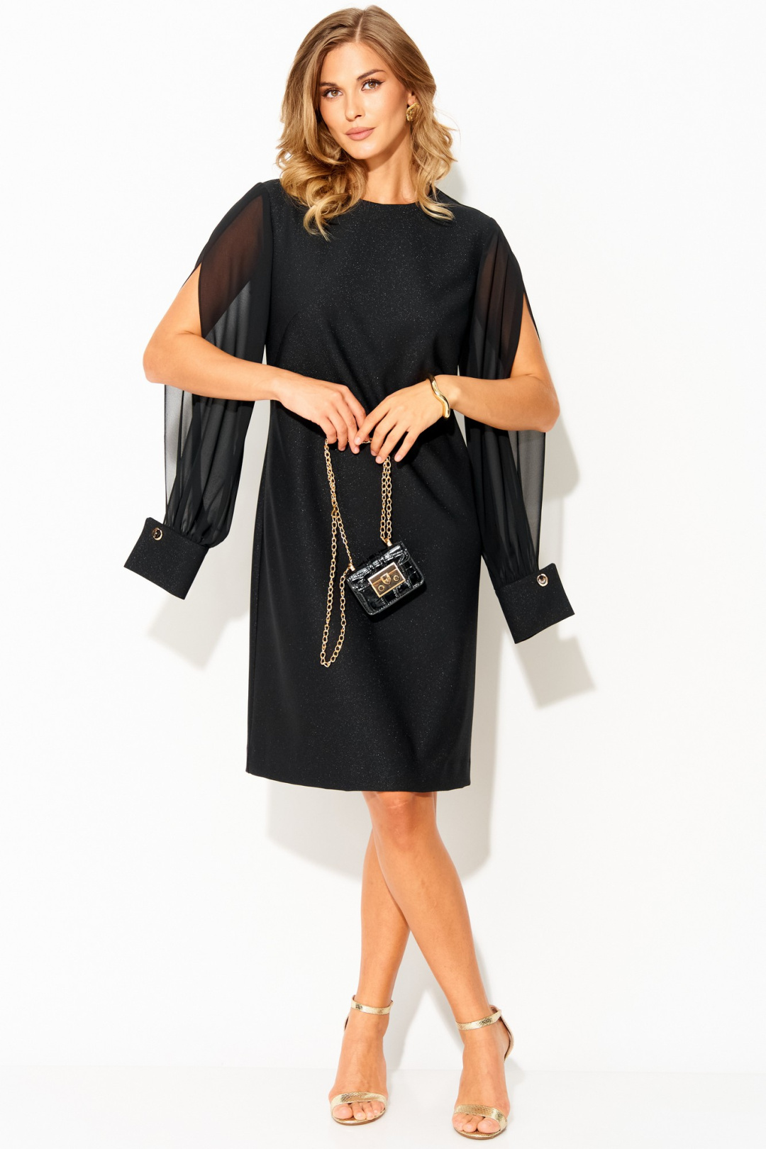 Платье LAIKONY L-883 черный - фото 4