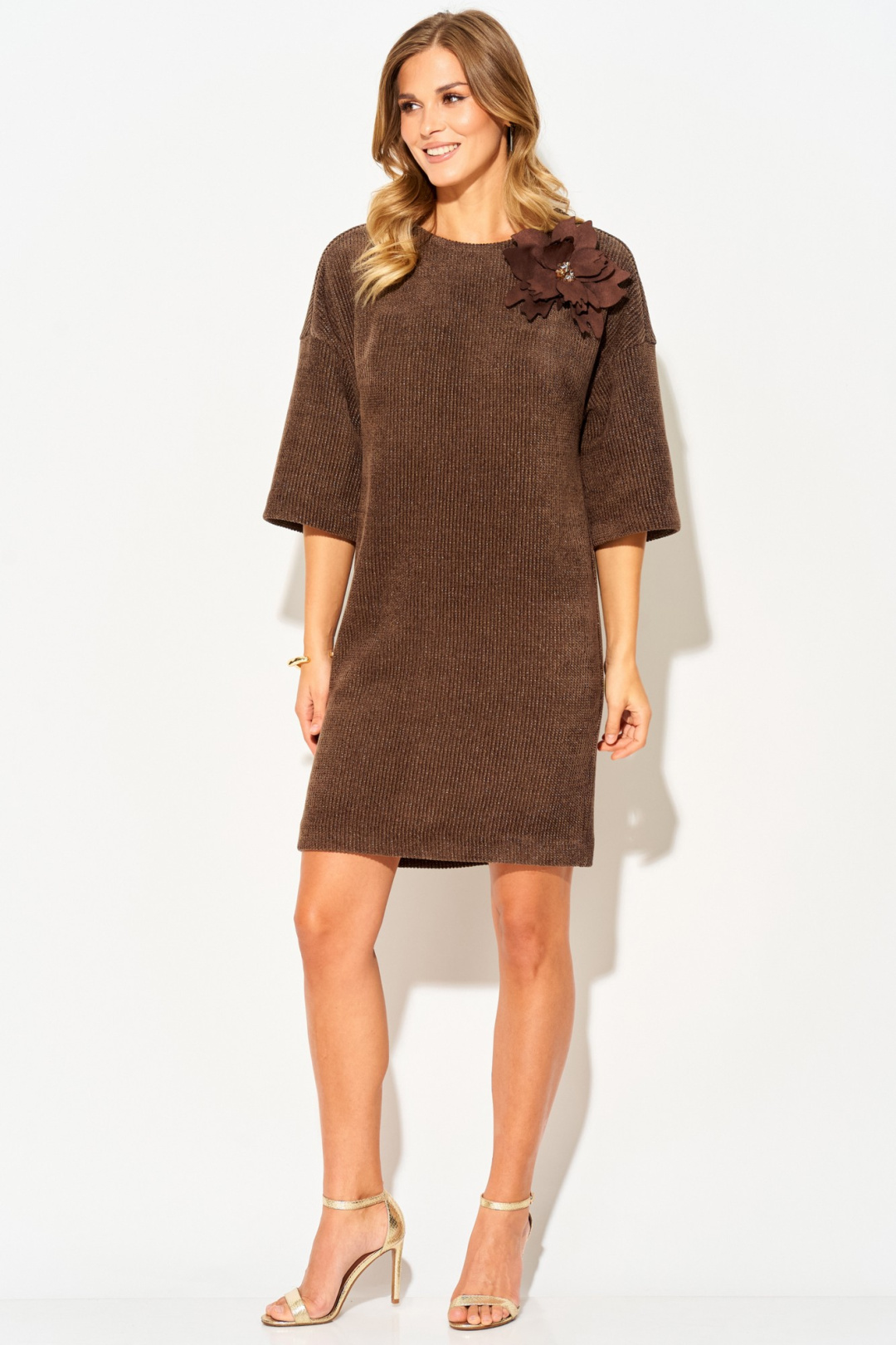 Платье LAIKONY L-904 шоколадный