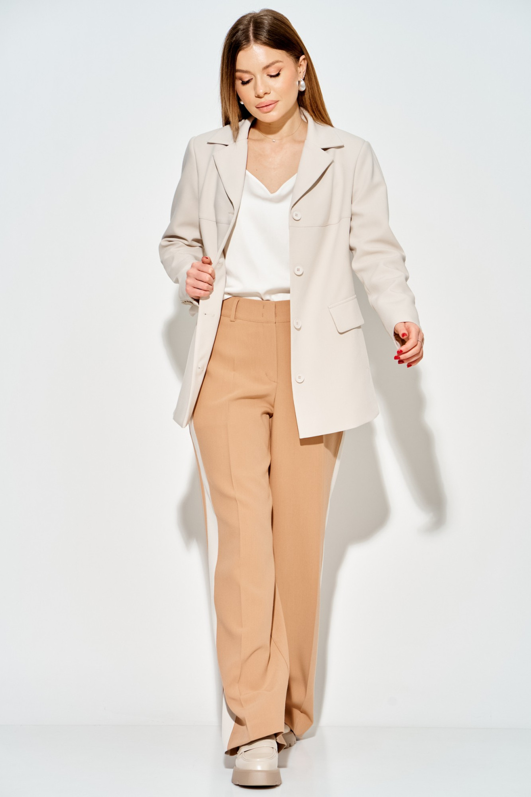 Брюки LAIKONY L-914 карамель - фото 3