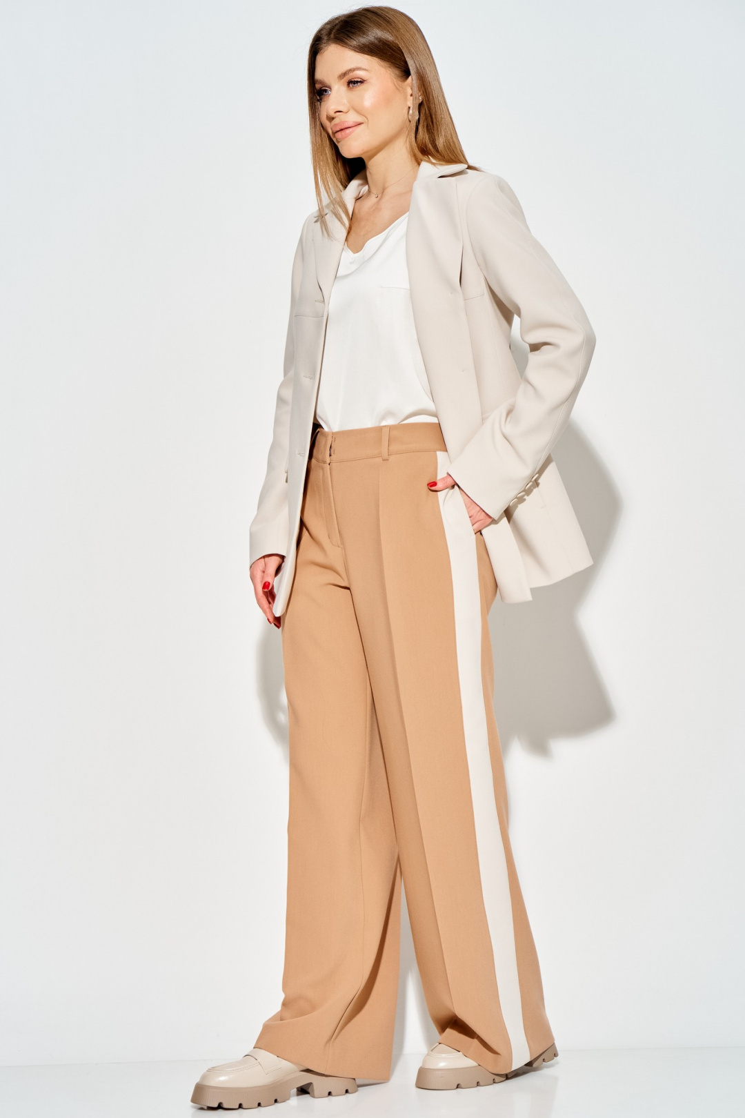 Брюки LAIKONY L-914 карамель - фото 4