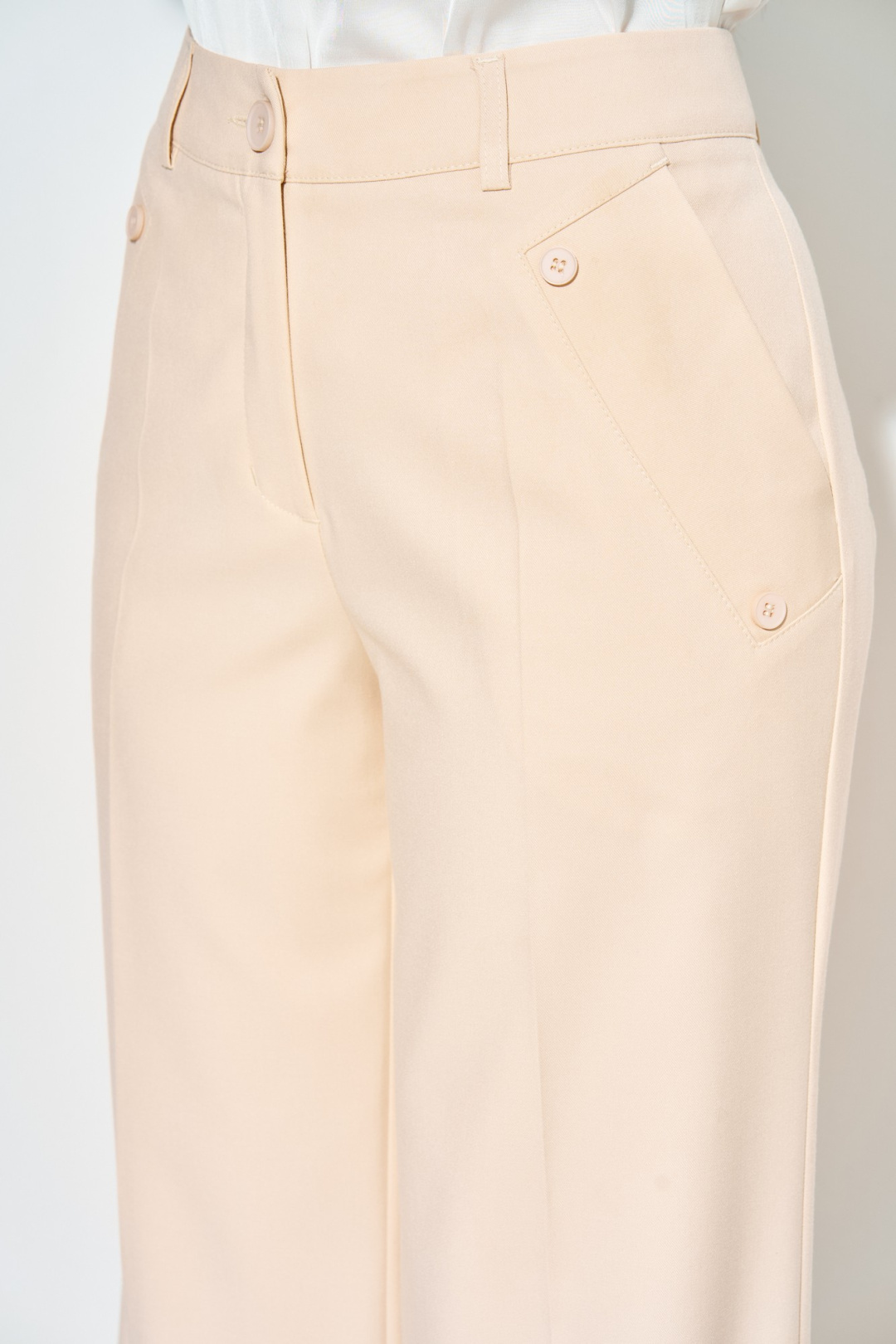 Брюки LAIKONY L-942-2 пудра - фото 6