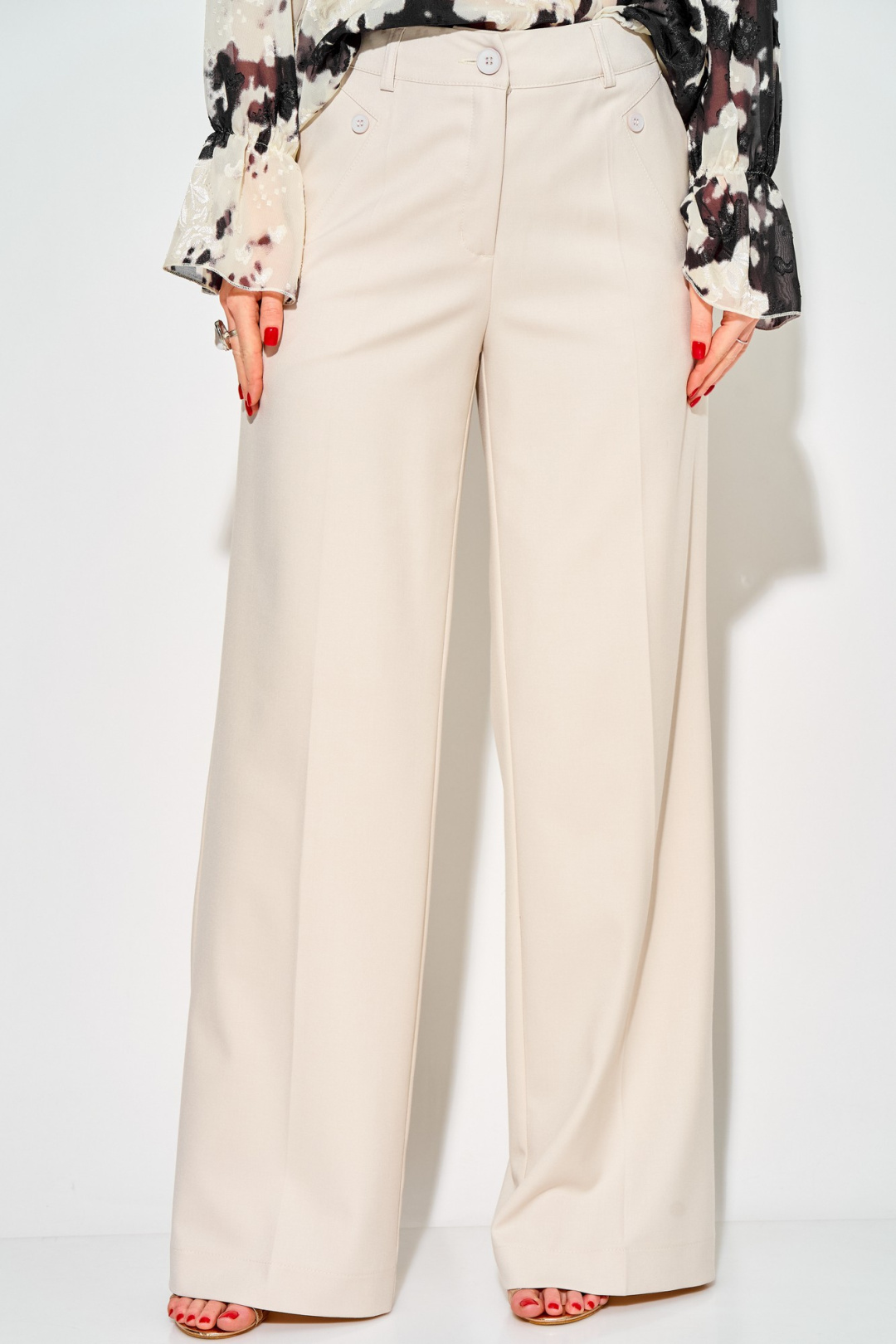 Брюки LAIKONY L-942-2 слоновая кость