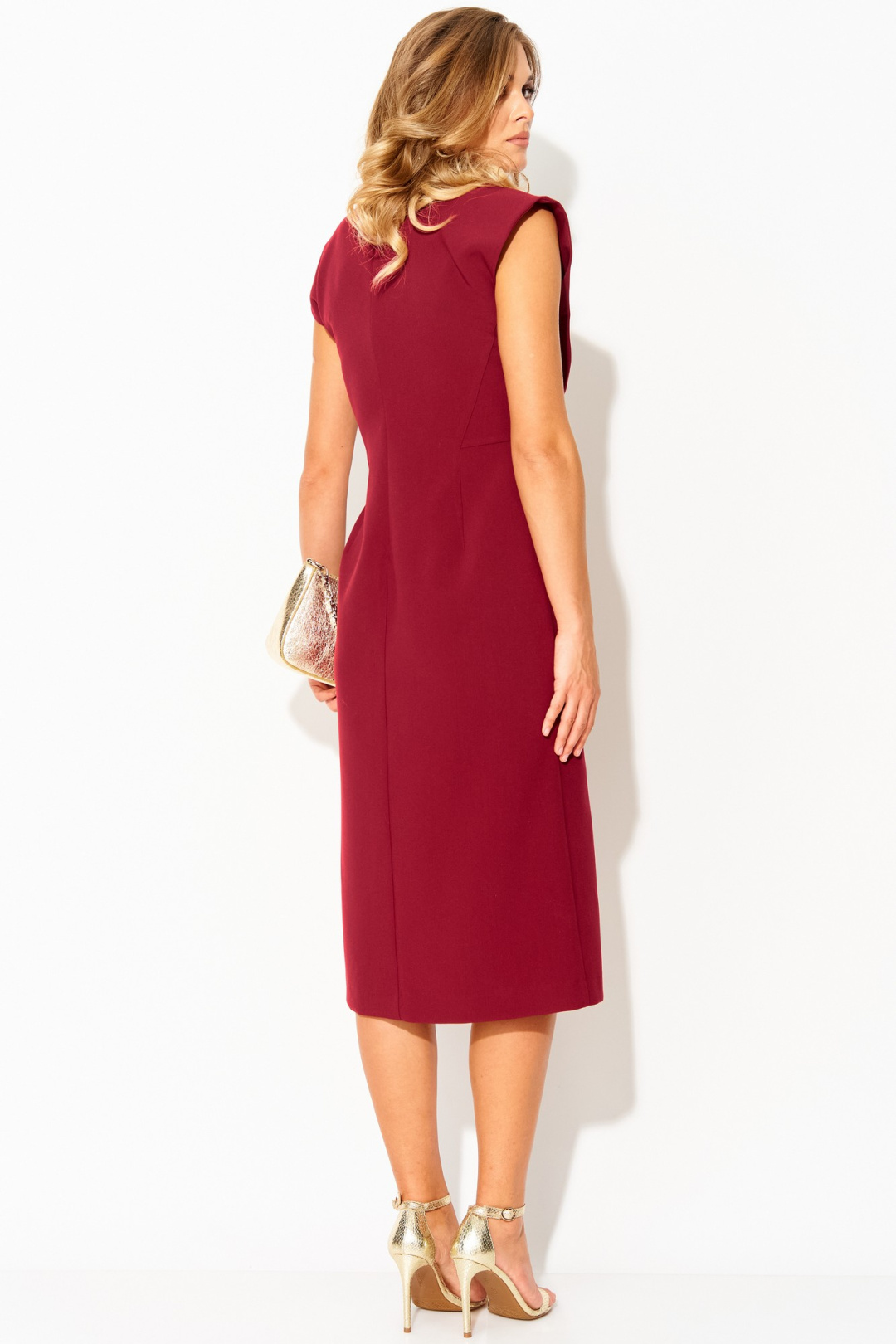 Платье LAIKONY L-993 бургунди - фото 5