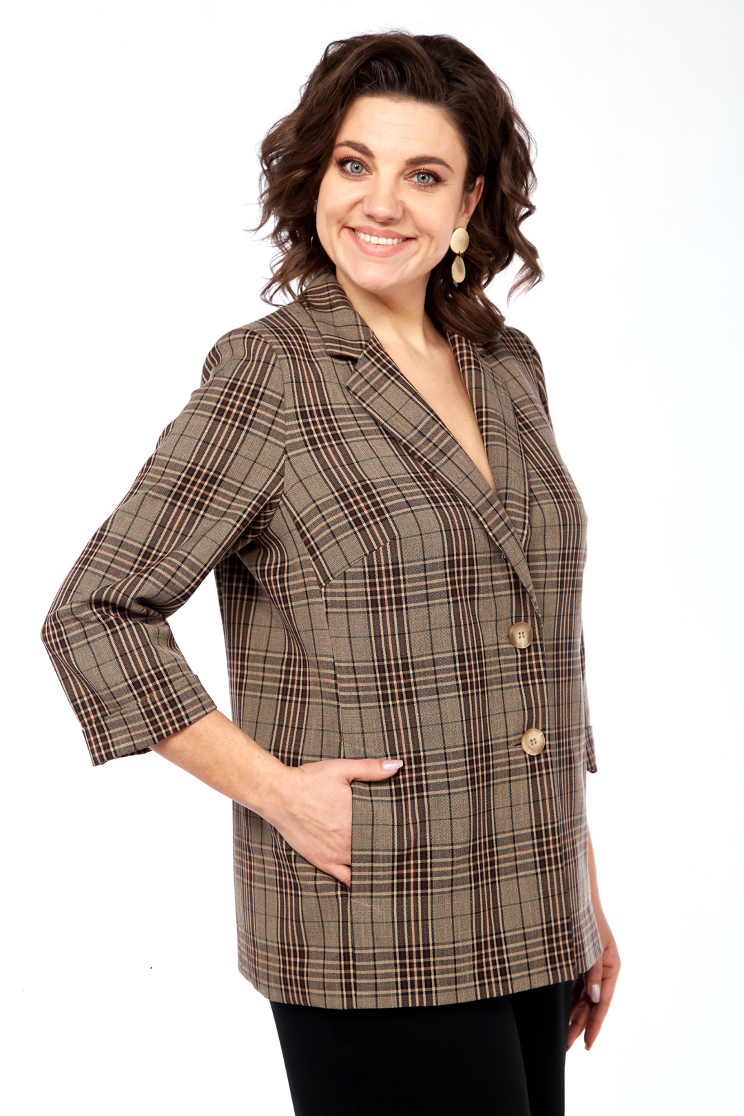 Жакет LaKona 11429 шоколад - фото 1