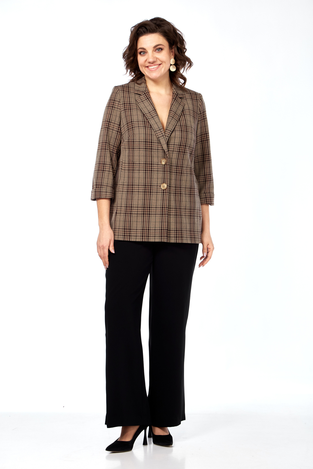 Жакет LaKona 11429 шоколад - фото 2