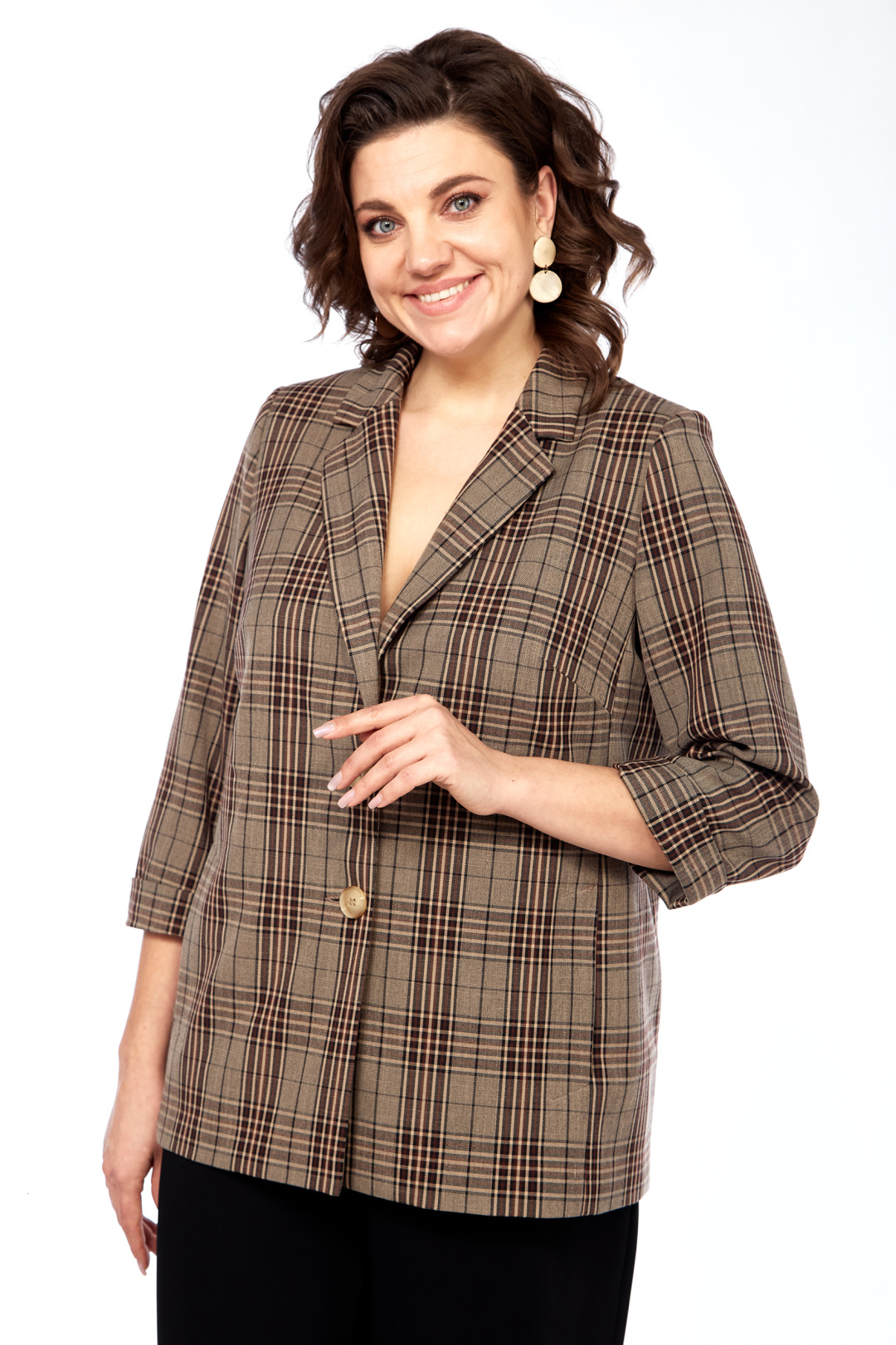 Жакет LaKona 11429 шоколад - фото 3