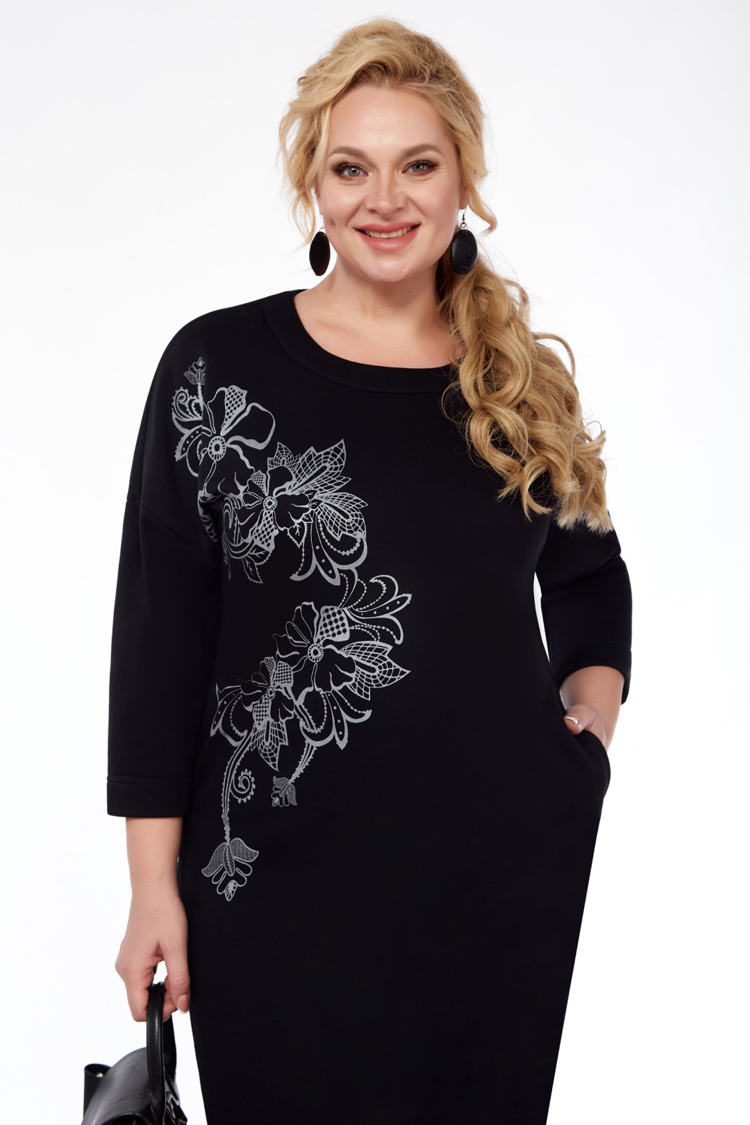 Платье LaKona 11547 синий - фото 3