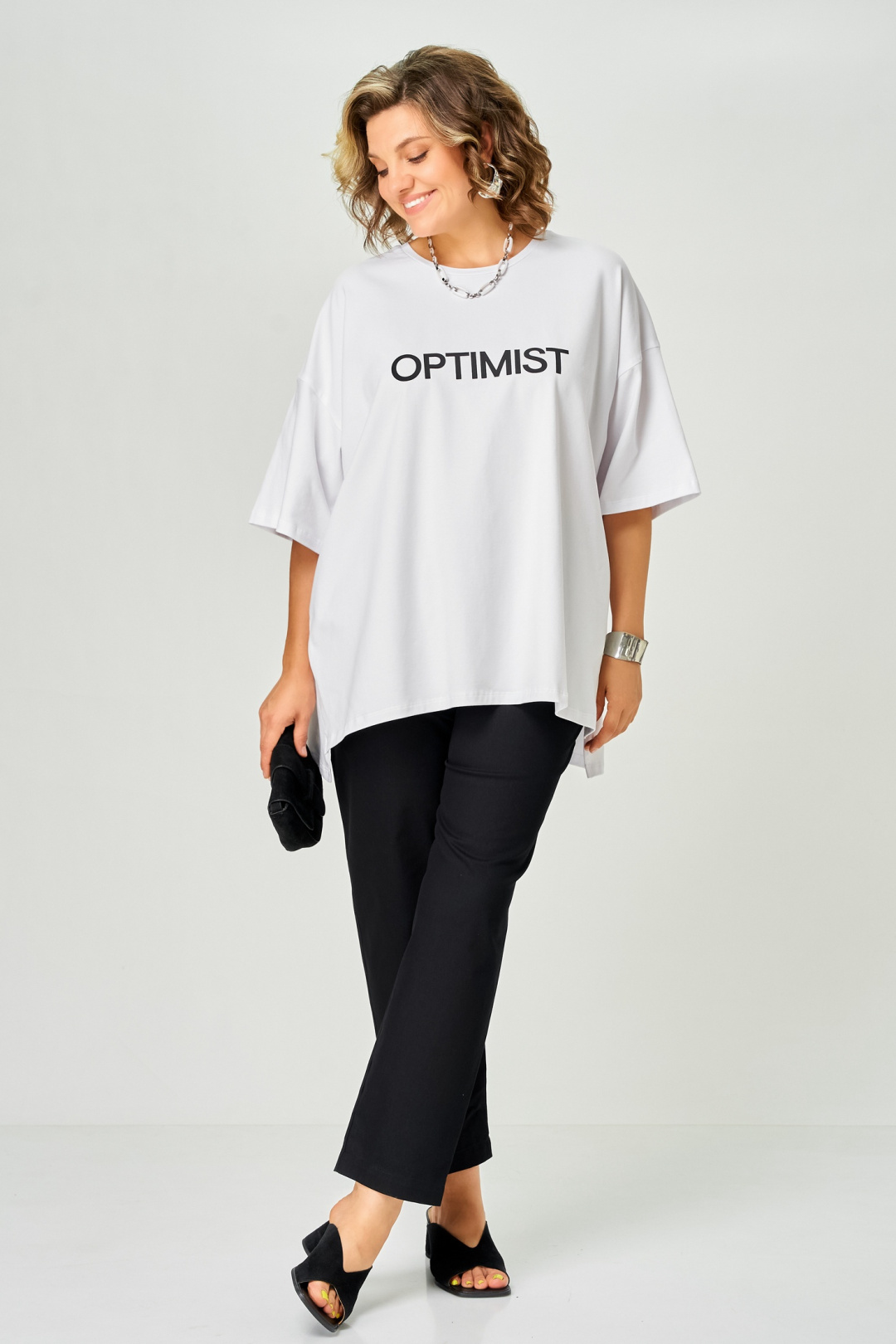 Футболка LARINI 086 белый optimist