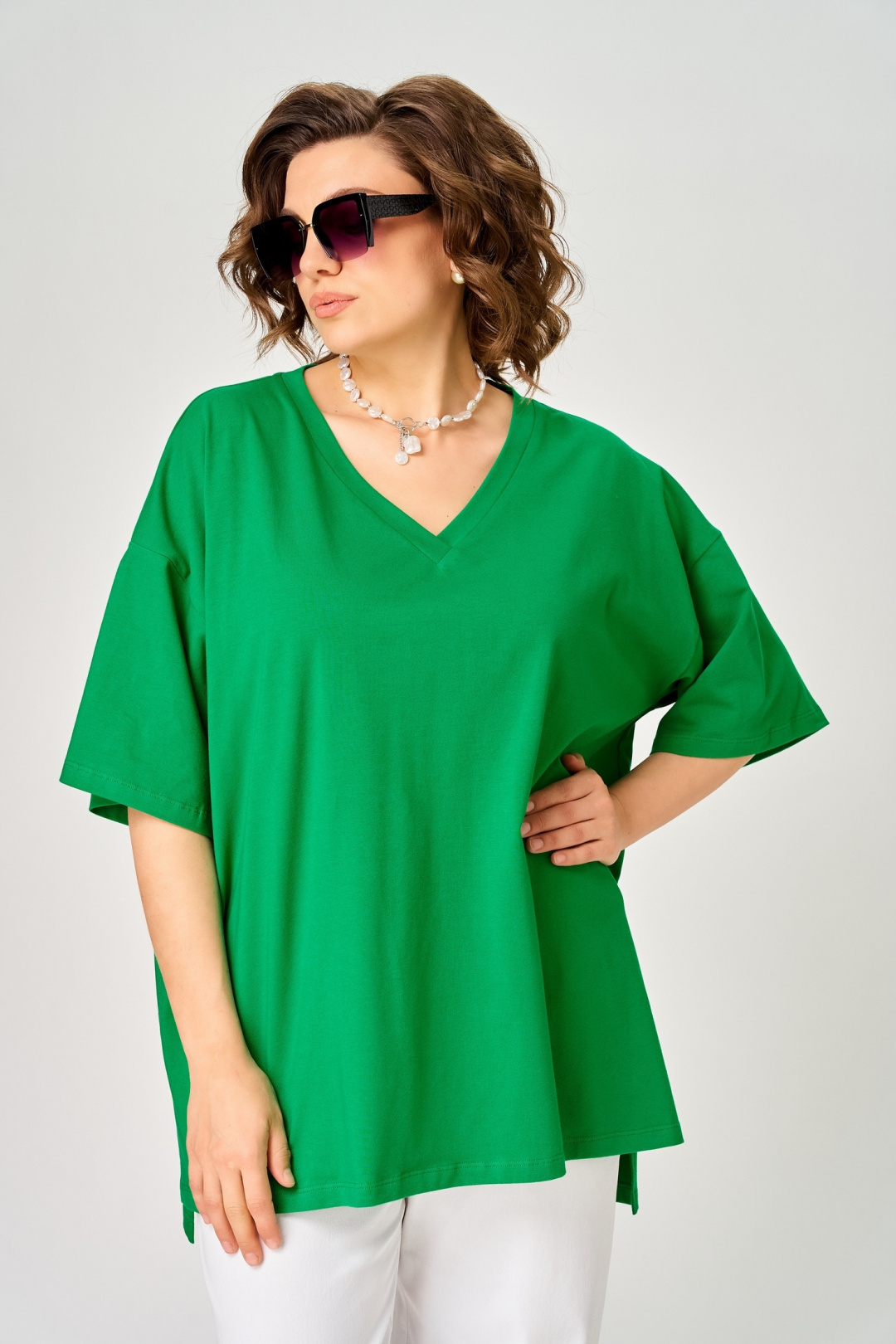Футболка LARINI 090 зеленый